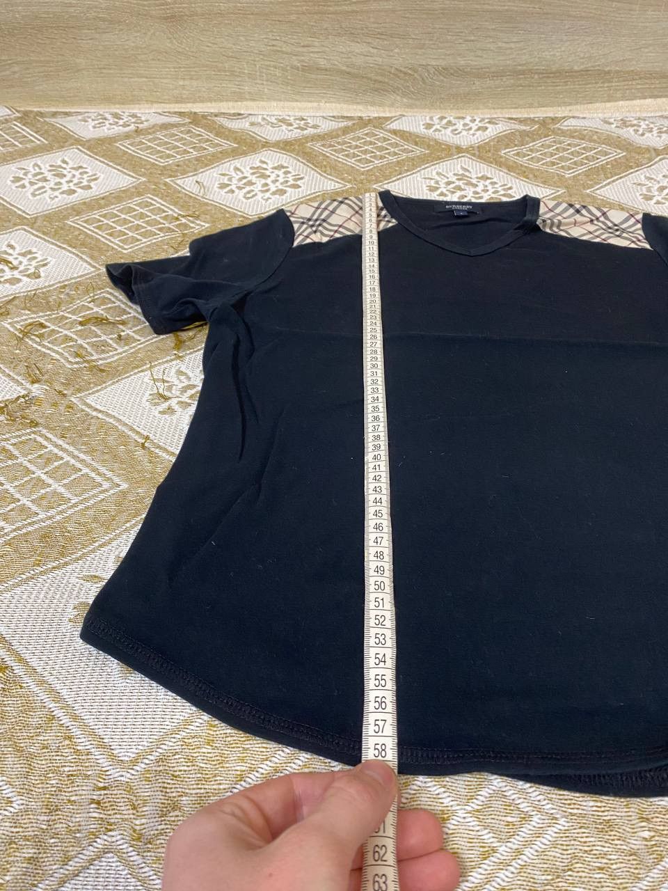 Burberry 🔥 Burberry London Nova Check Womens Top T Shirt Size L / US 10 / IT 46 - 12 Thumbnail