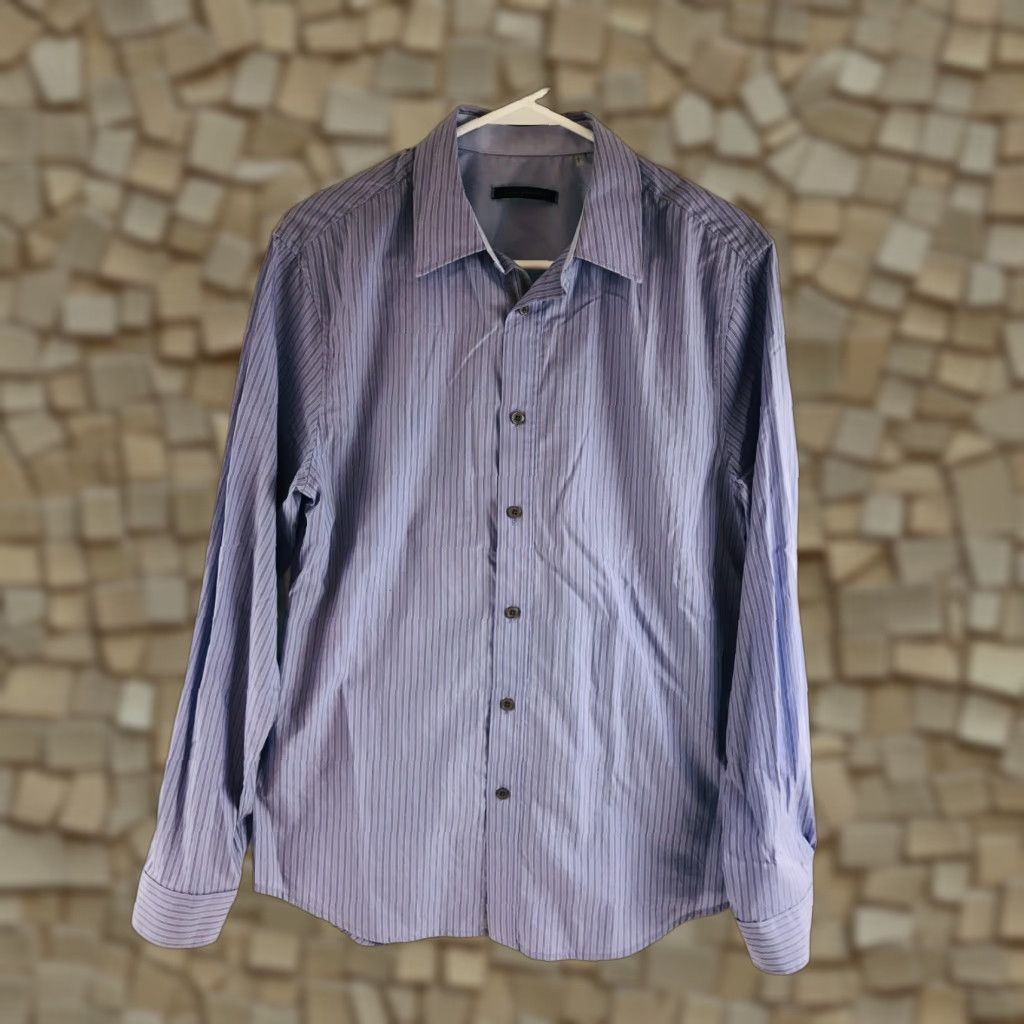 Elie Tahari Elie Tahari Men's Size Small Gray Striped Button-Up Long Sleeve Shirt User: Elie Tahari Men's Size Small Gray Striped Button-Up Long Sleeve Shirt Size US S / EU 44-46 / 1 - 1 Thumbnail