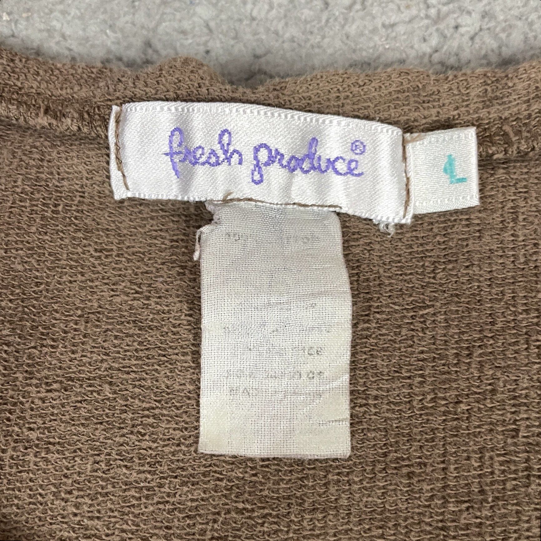 Logo 7 VINTAGE Fresh Produce Sweatshirt Women’s L Brown Starfish Logo Crew Neck Pullover Size L / US 10 / IT 46 - 5 Thumbnail