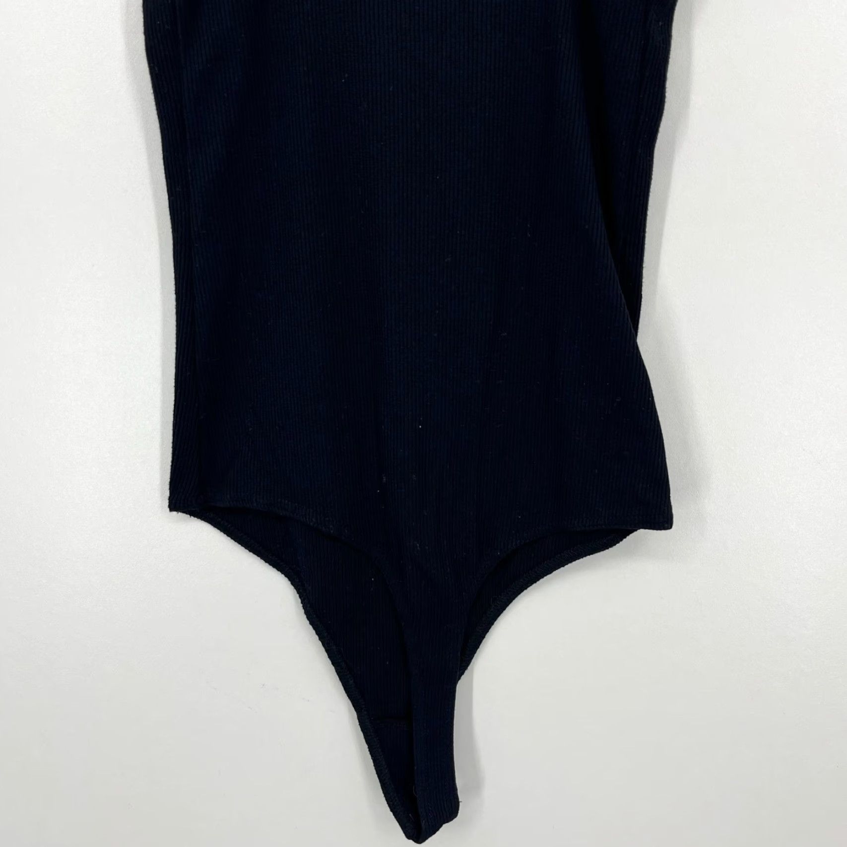 Brandy Melville Brandy Melville Tank Adult S Black Cotton Bodysuit Top Sleeveless Square Neck Spaghetti Strap Tank Women Shirt Basic Size S / US 4 / IT 40 - 7 Thumbnail