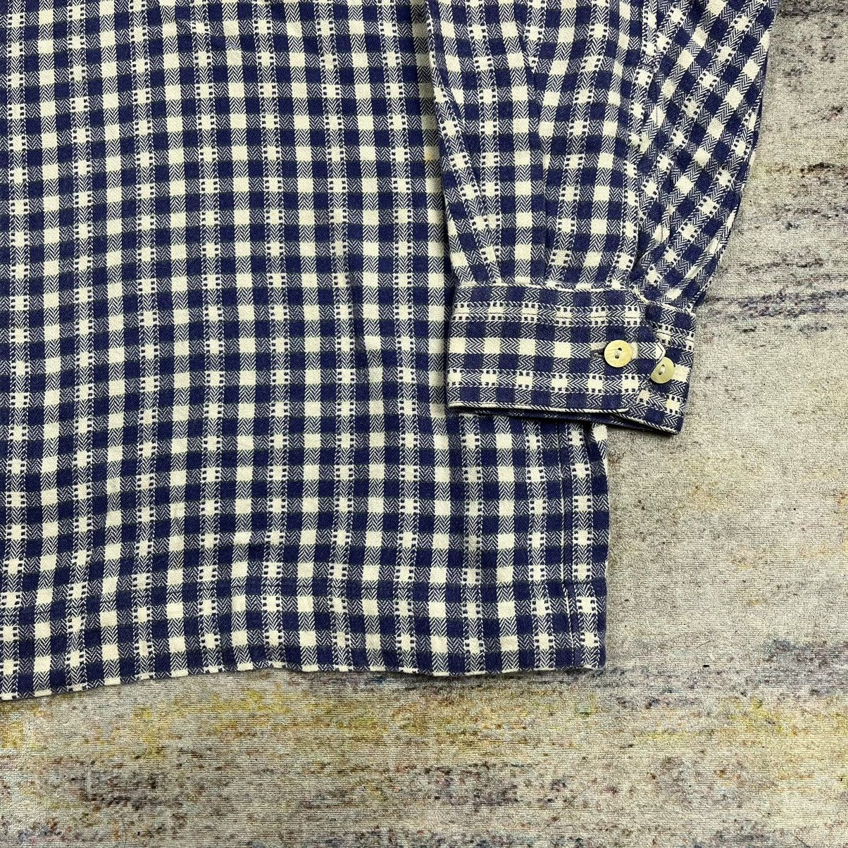 Issey Miyake × Japanese Brand Archive Vintage 80s Issey Miyake Men flannel shirt Size US M / EU 48-50 / 2 - 6 Thumbnail