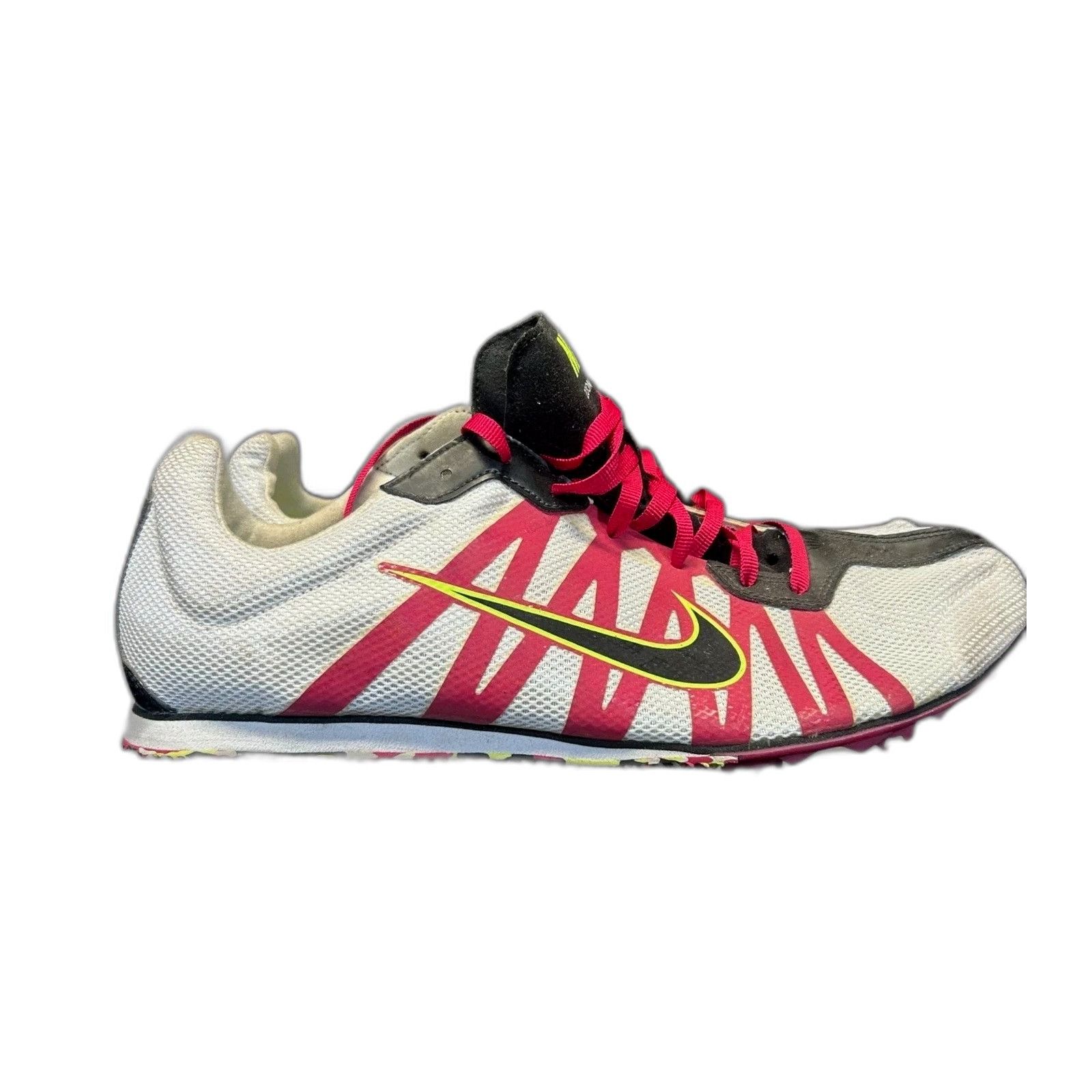 Nike Nike Rival D V White Cherry Pink Black Mid Distance Track Sp Size US 11 / EU 44 - 1 Thumbnail