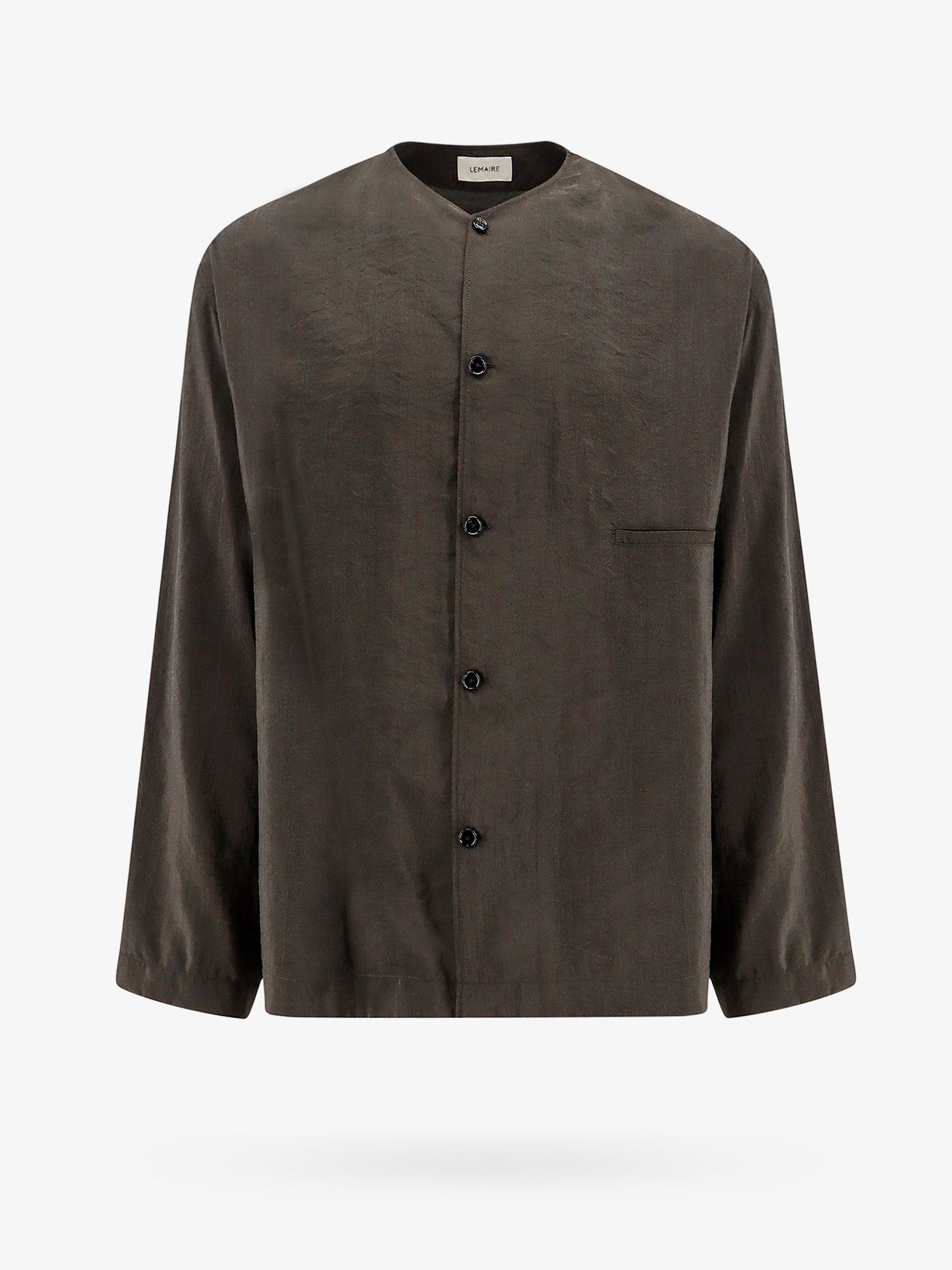 image of Lemaire Shirt Man Brown Shirts, Men's (Size XL)
