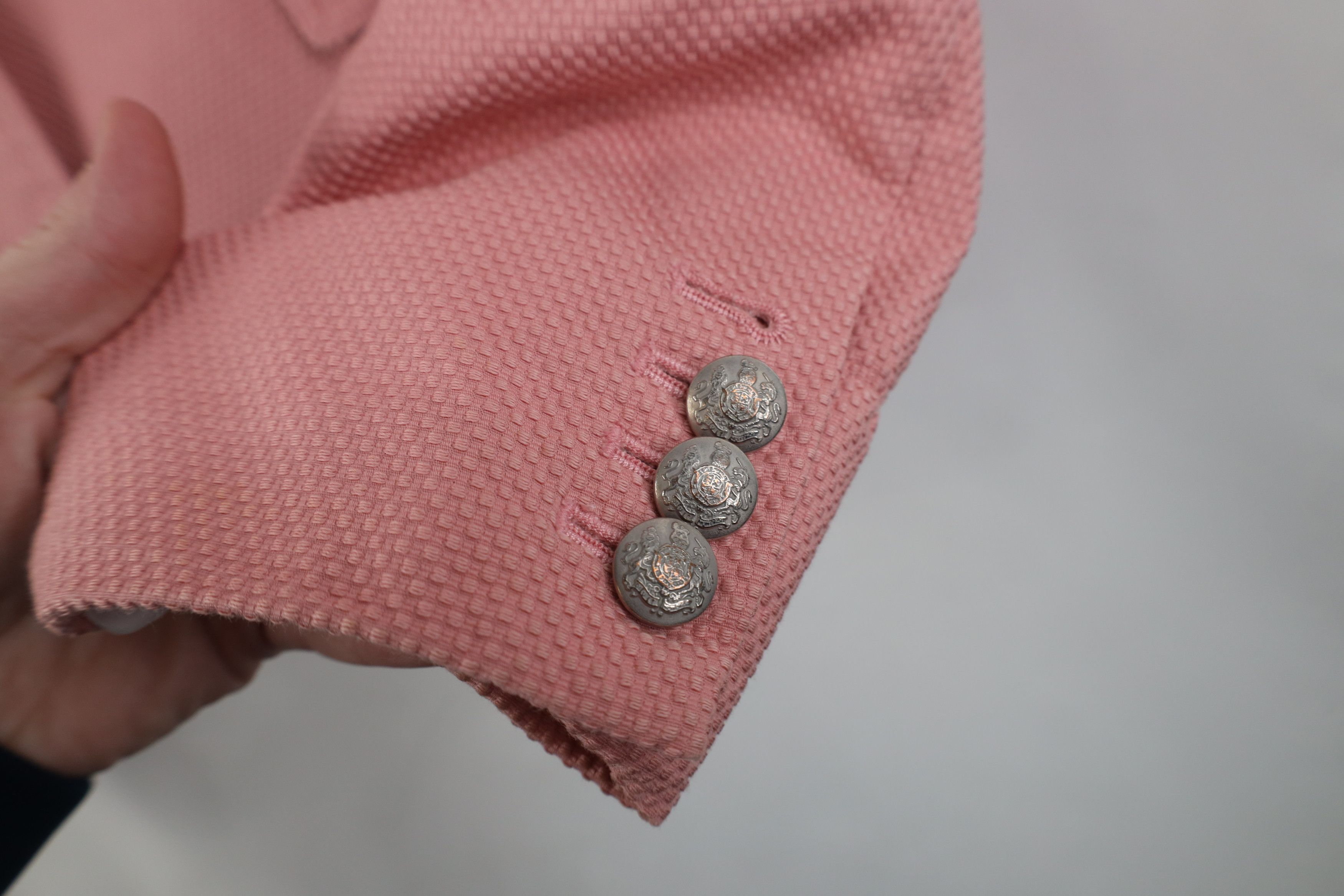 Banana Republic Banana Republic Academy Blazer Jacket Suit Coat Pink Size L / US 10 / IT 46 - 7 Thumbnail