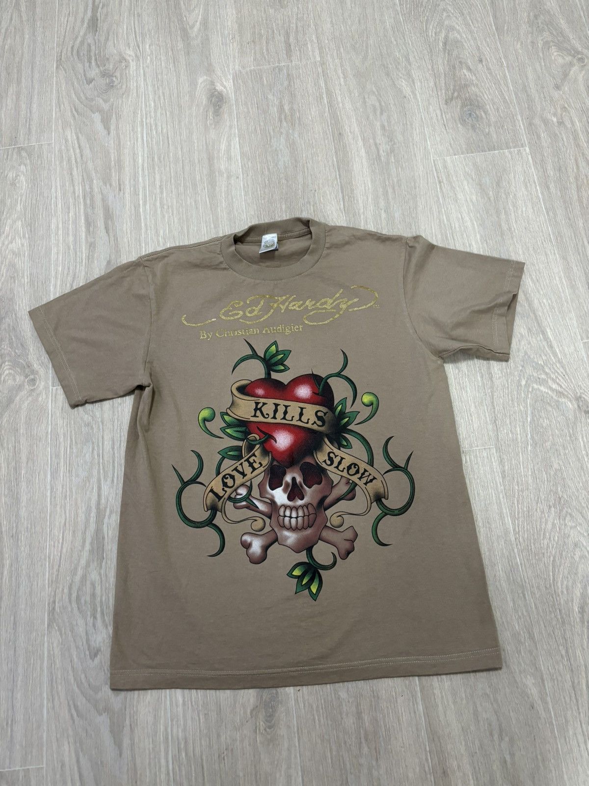 Ed Hardy × Vintage Ed hardy vintage t shirt Y2K Size US M / EU 48-50 / 2 - 1 Thumbnail