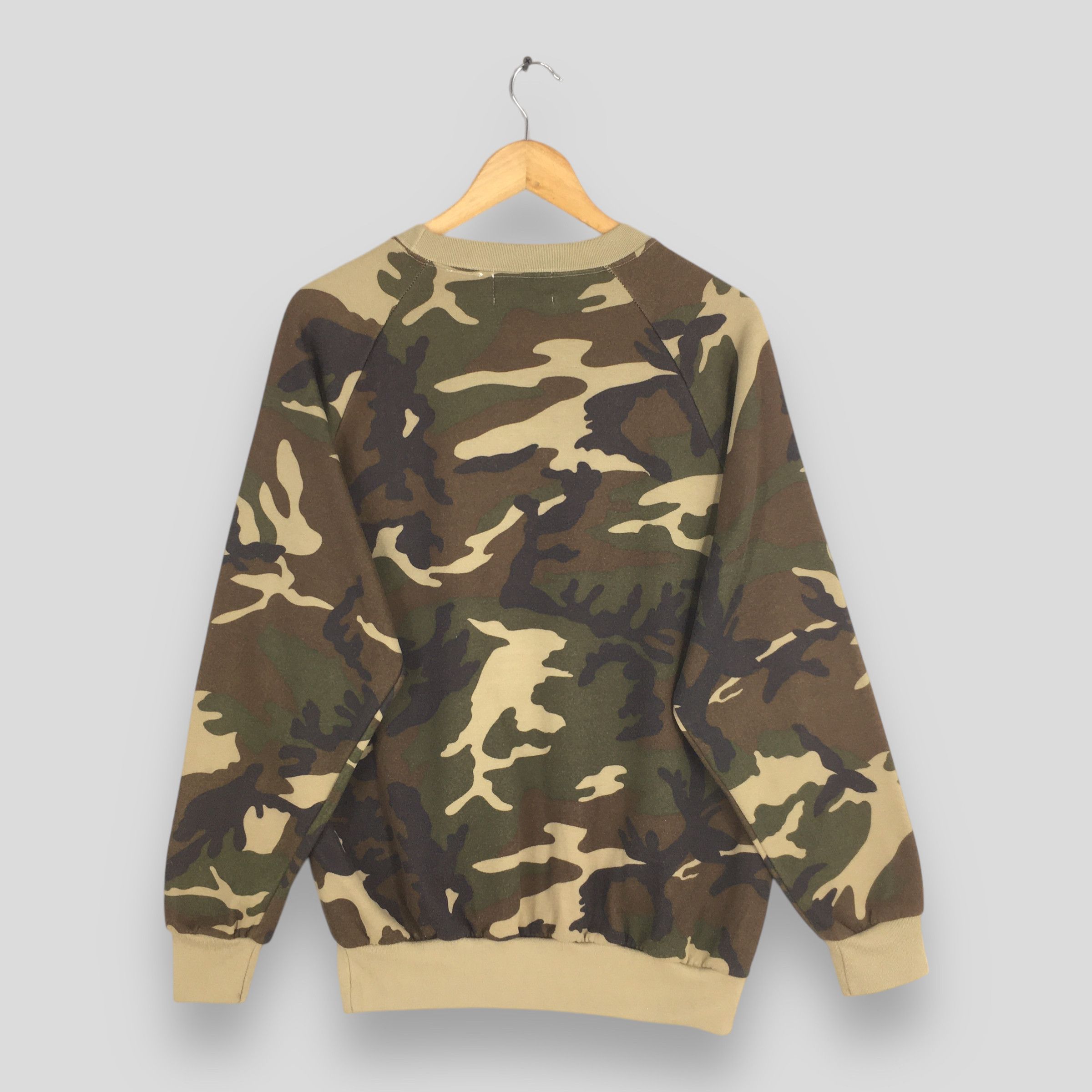 Habitat Vintage 80s Duck Bay Camouflage Sweatshirt XLarge Size US XL / EU 56 / 4 - 6 Thumbnail