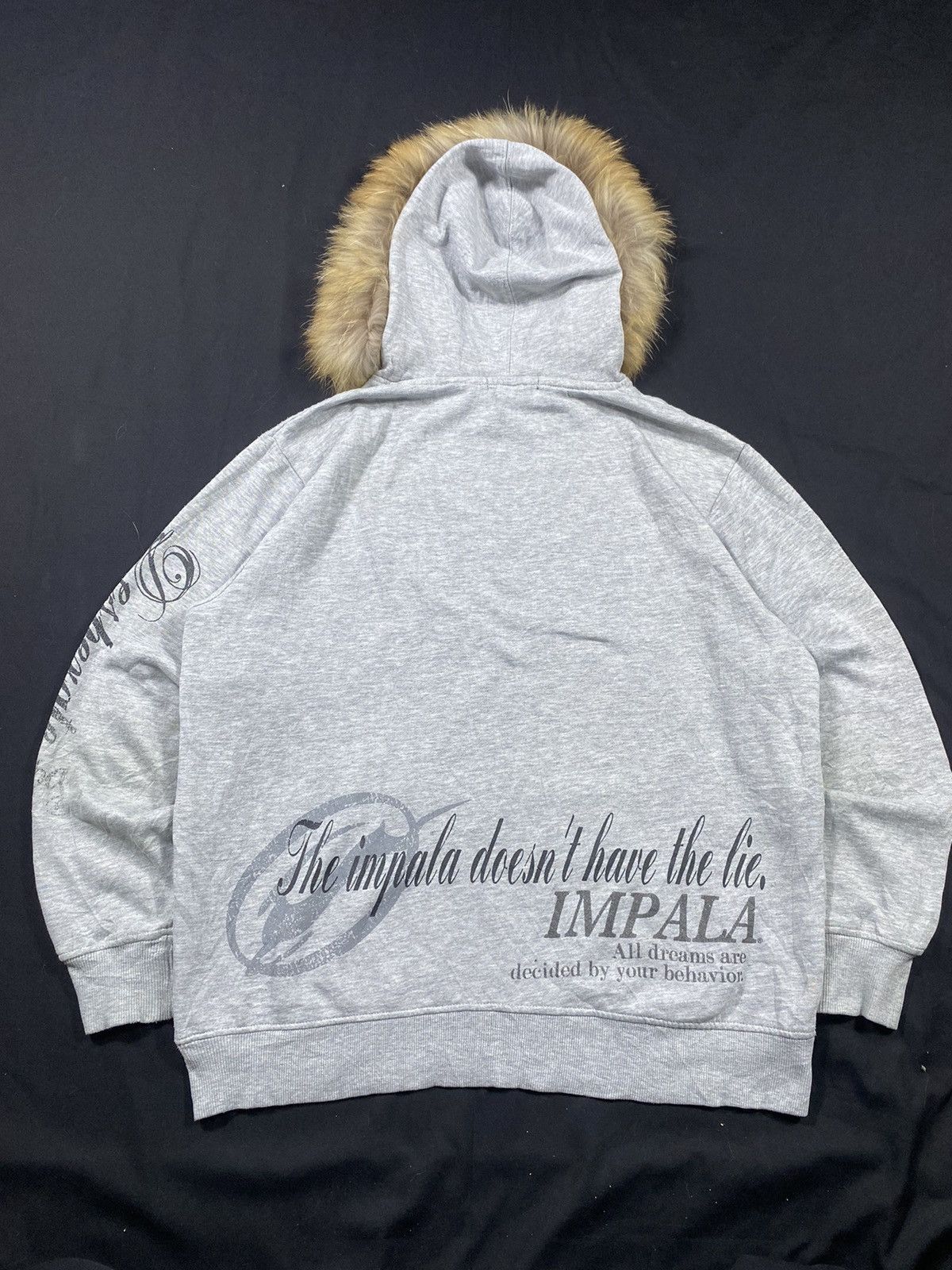 Beauty Beast 2000s Impala Japanese poem furr hoodie ifsixwas9 lgb style Size US L / EU 52-54 / 3 - 2 Thumbnail