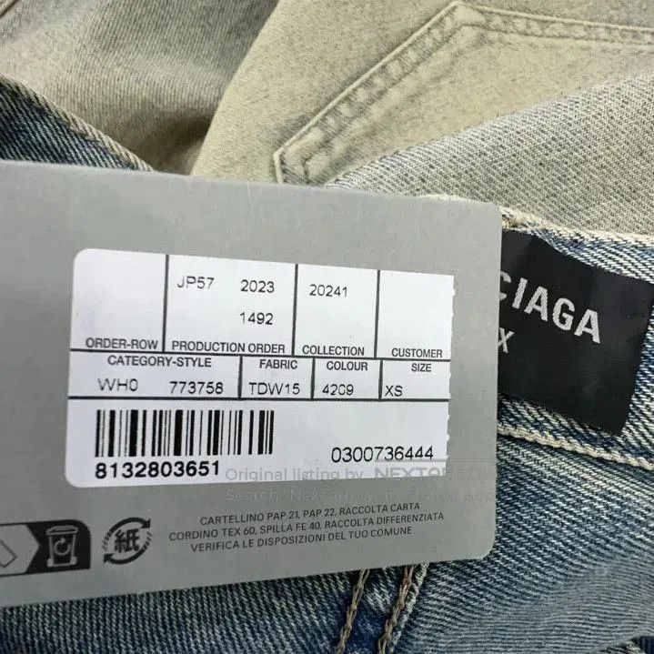 Balenciaga Balenciaga SS24 Water-Washed Denim Pants for All. Size US 27 - 4 Thumbnail