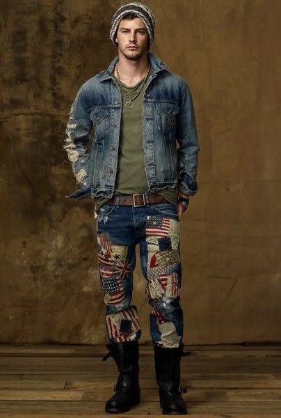 Denim & Supply Ralph Lauren Ralph Lauren Denim & Supply US flag Patchwork Jeans Size US 30 / EU 46 - 2 Thumbnail