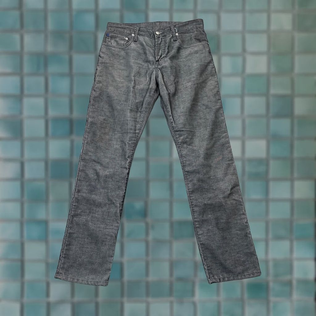 Gap Gap Mens Jeans 29x30 Gray 1969 Straight Leg Denim Cotton Dark Wash 5-Pocket Zip Button Baggy? Size US 29 - 1 Thumbnail