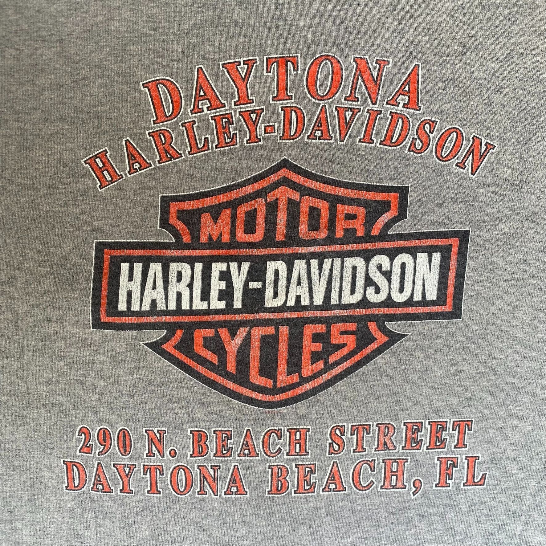 Harley Davidson Vintage Y2K Harley Davidson Shirt Motorcycle Flame Logo Tee Size US L / EU 52-54 / 3 - 3 Thumbnail