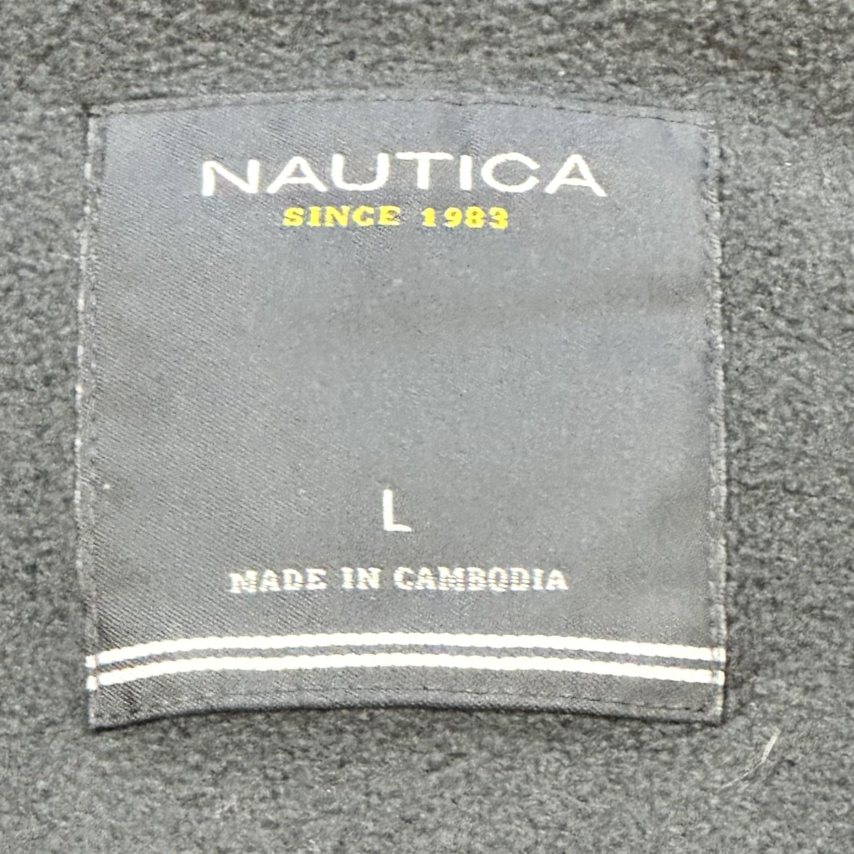 Nautica Nautica Vest Mens Large Red Quilted Puffer Zip Front Lined Navy Trim Size US L / EU 52-54 / 3 - 4 Thumbnail