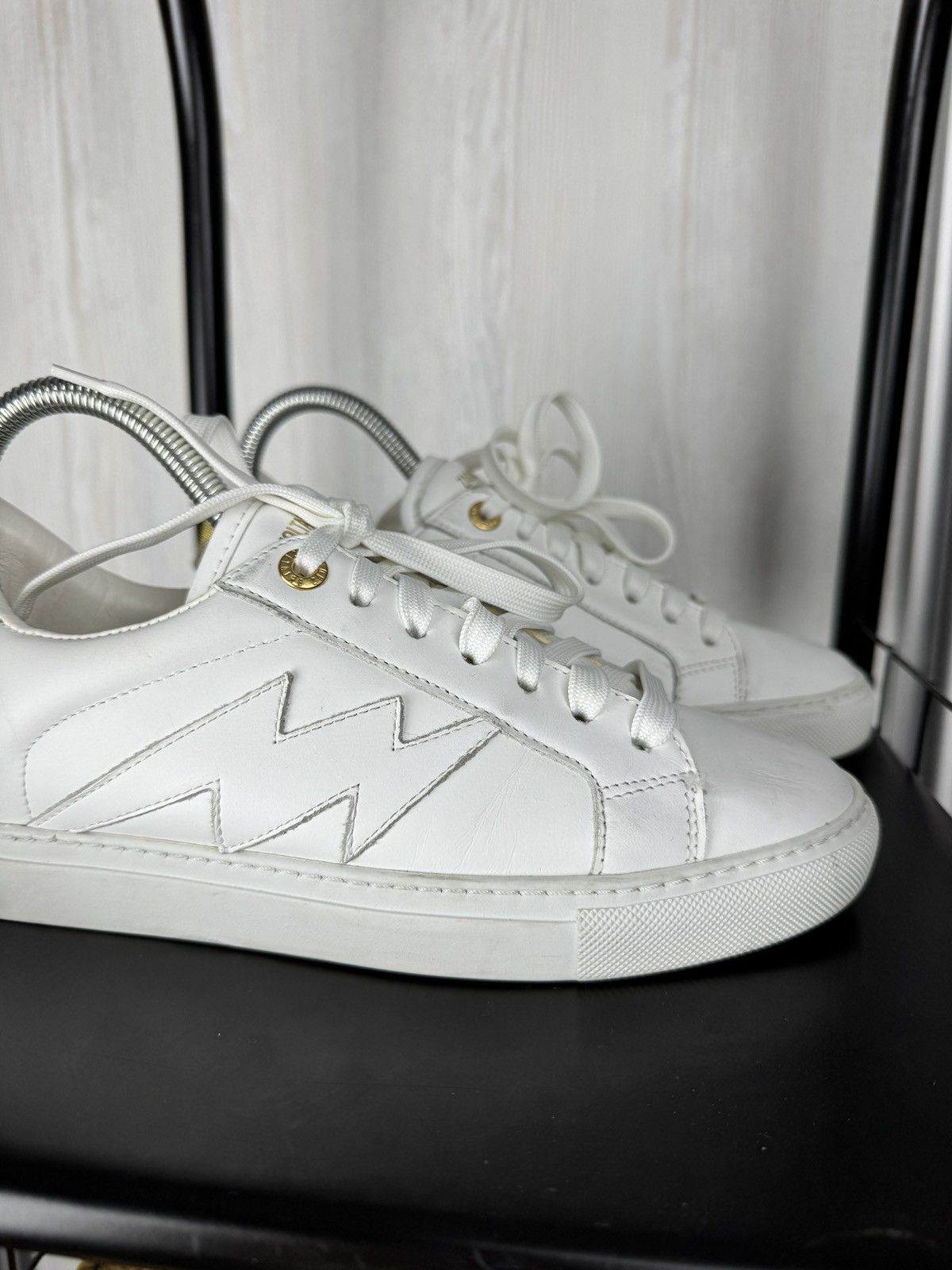 Zadig & Voltaire Zadig & Voltaire ZV 1747 Flash White leather low sneakers 38 Size US 8 / IT 38 - 3 Thumbnail