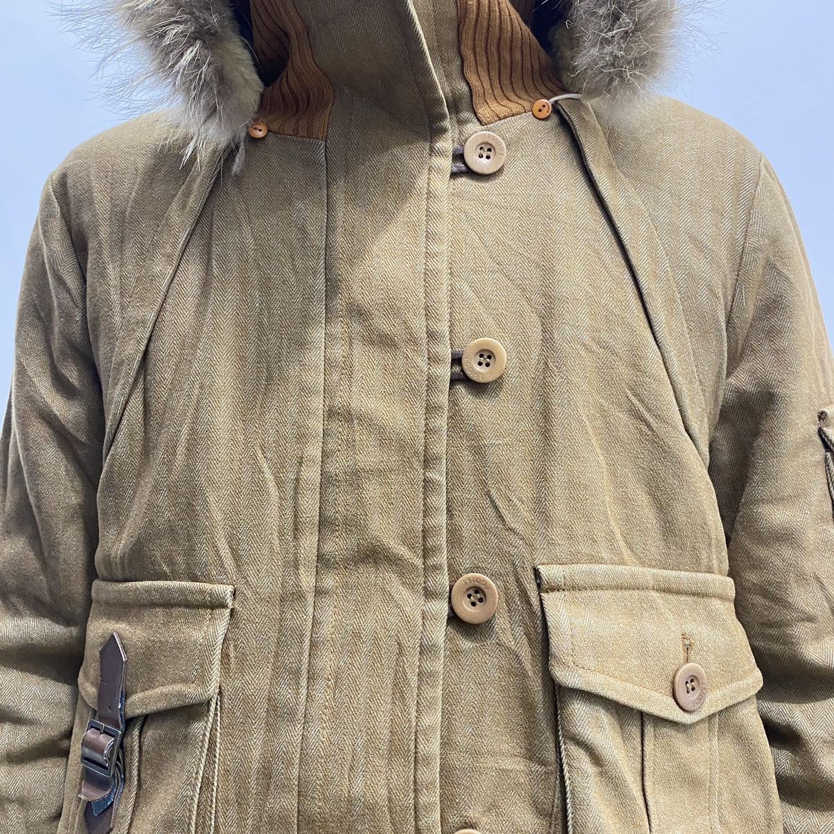 If Six Was Nine × Japanese Brand × Le Grande Bleu (L.G.B.) Vintage Egoist Fur Hooded Parka Jacket Size US M / EU 48-50 / 2 - 9 Thumbnail