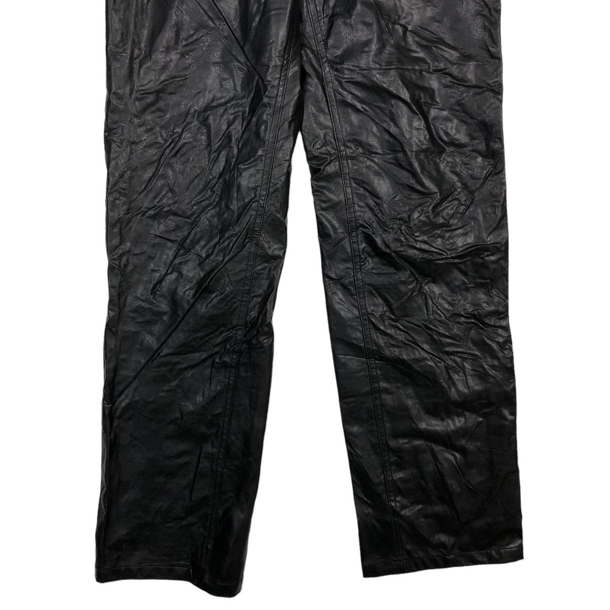 Genuine Leather 🔥90s Cigar Branch Genuine Leather Pants Issey Miyake Racing Size US 30 / EU 46 - 4 Thumbnail