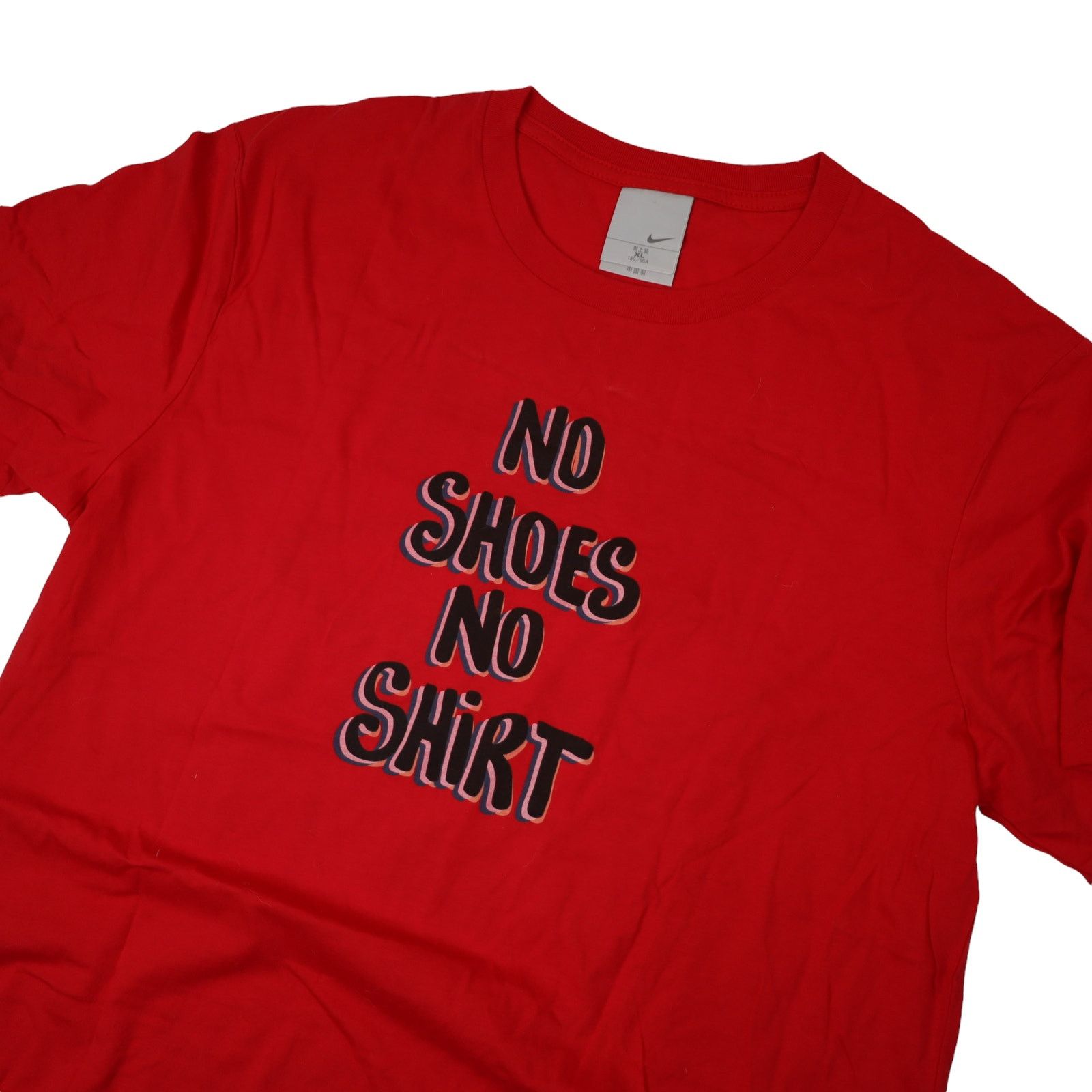 Nike × Vintage Vintage Nike "No Shoes, No Shirt, No Problem" Surf T Shirt Size US XL / EU 56 / 4 - 2 Thumbnail