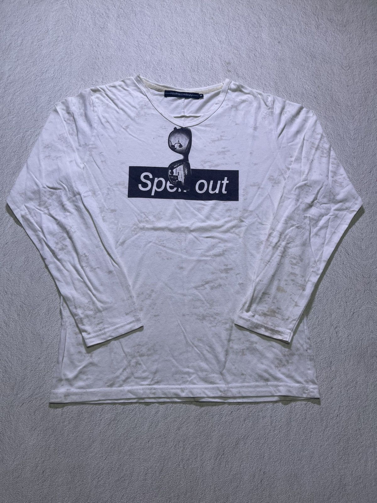 Japanese Brand Y2K NOUTRALOOINFINITY long sleeve tshirt Size US M / EU 48-50 / 2 - 1 Thumbnail