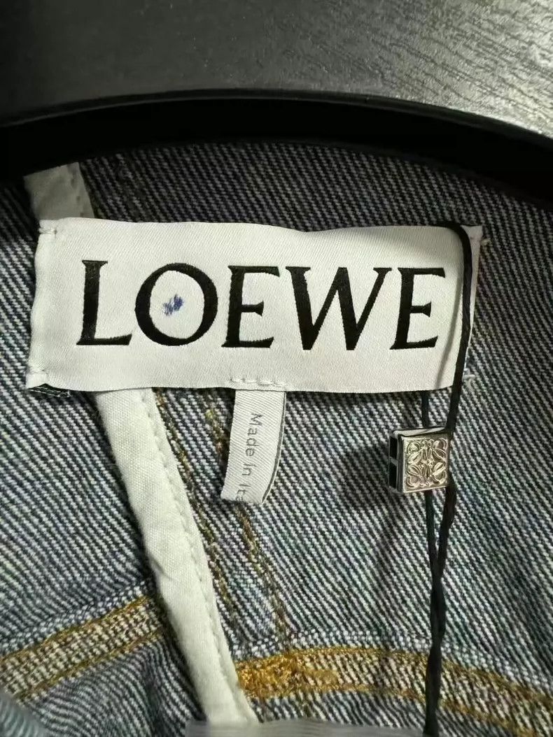 Loewe loewe Notched lapel irregular denim jacket 2506-Nextarrow Size US M / EU 48-50 / 2 - 3 Thumbnail