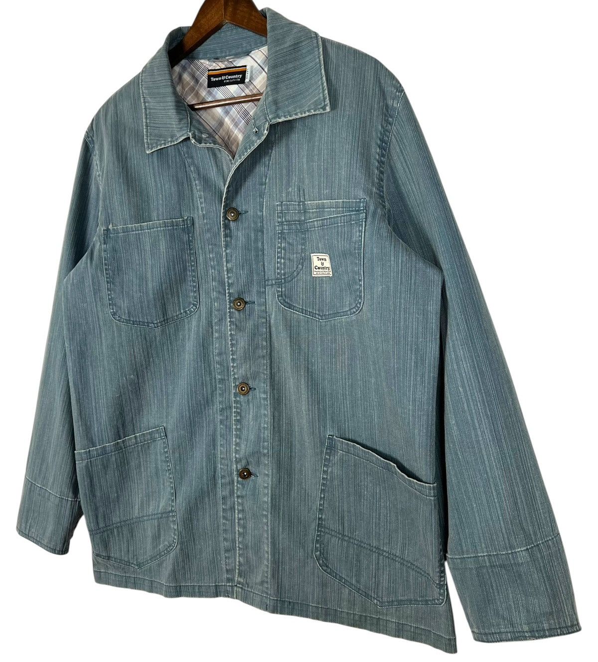 Vintage Vintage Town & Country Surfin Life Barn Denim Jacket Size US L / EU 52-54 / 3 - 4 Thumbnail