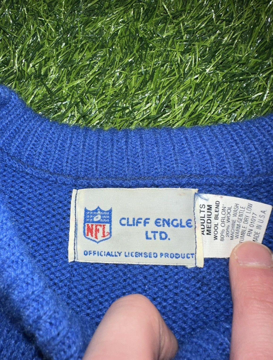 NFL Vintage NFL New York Giants Knit Sweater Size Medium Size US M / EU 48-50 / 2 - 3 Thumbnail