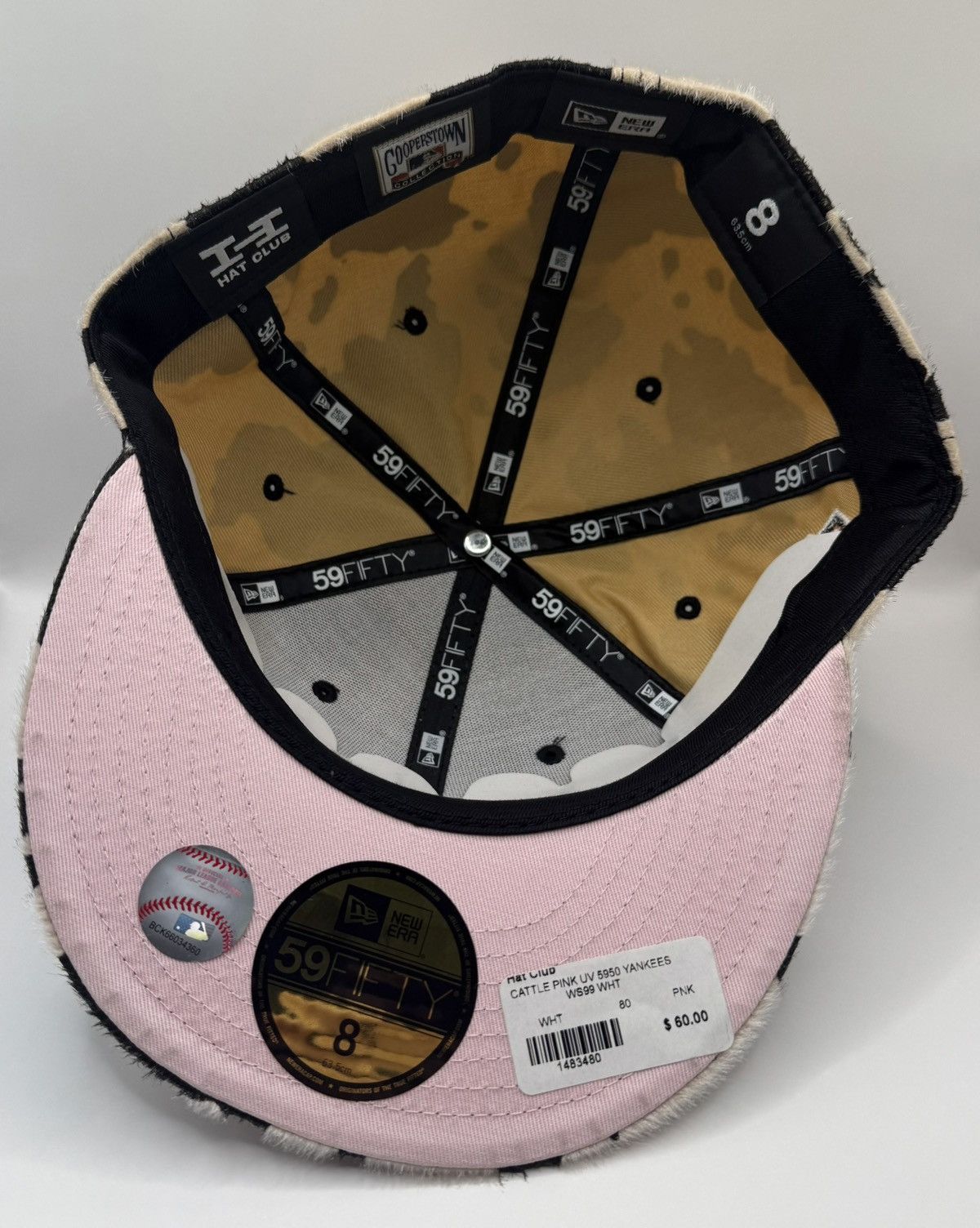 Hat Club × New Era Size 8 - Hat Club Exclusive New York Yankees Cattle Pack Size ONE SIZE - 4 Thumbnail