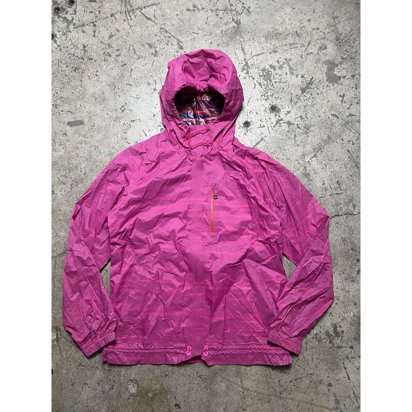 Nike Vintage Nike ACG Windbreaker Hoodie Jacket W M Pink Climbing Size M / US 6-8 / IT 42-44 - 1 Thumbnail