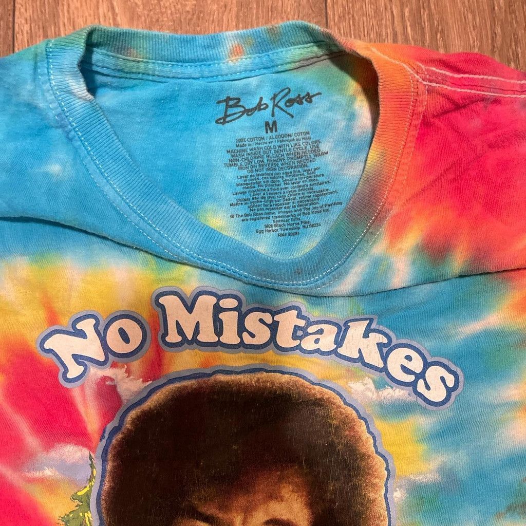 Other Bob Ross tie-dye vtg tee Message for any questions! Size US M / EU 48-50 / 2 - 3 Thumbnail