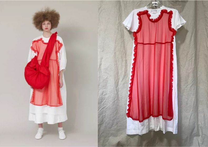 Comme des Garcons Comme des Garcons Double-decker skirt with short sleeves a Size S / US 4 / IT 40 - 1 Thumbnail