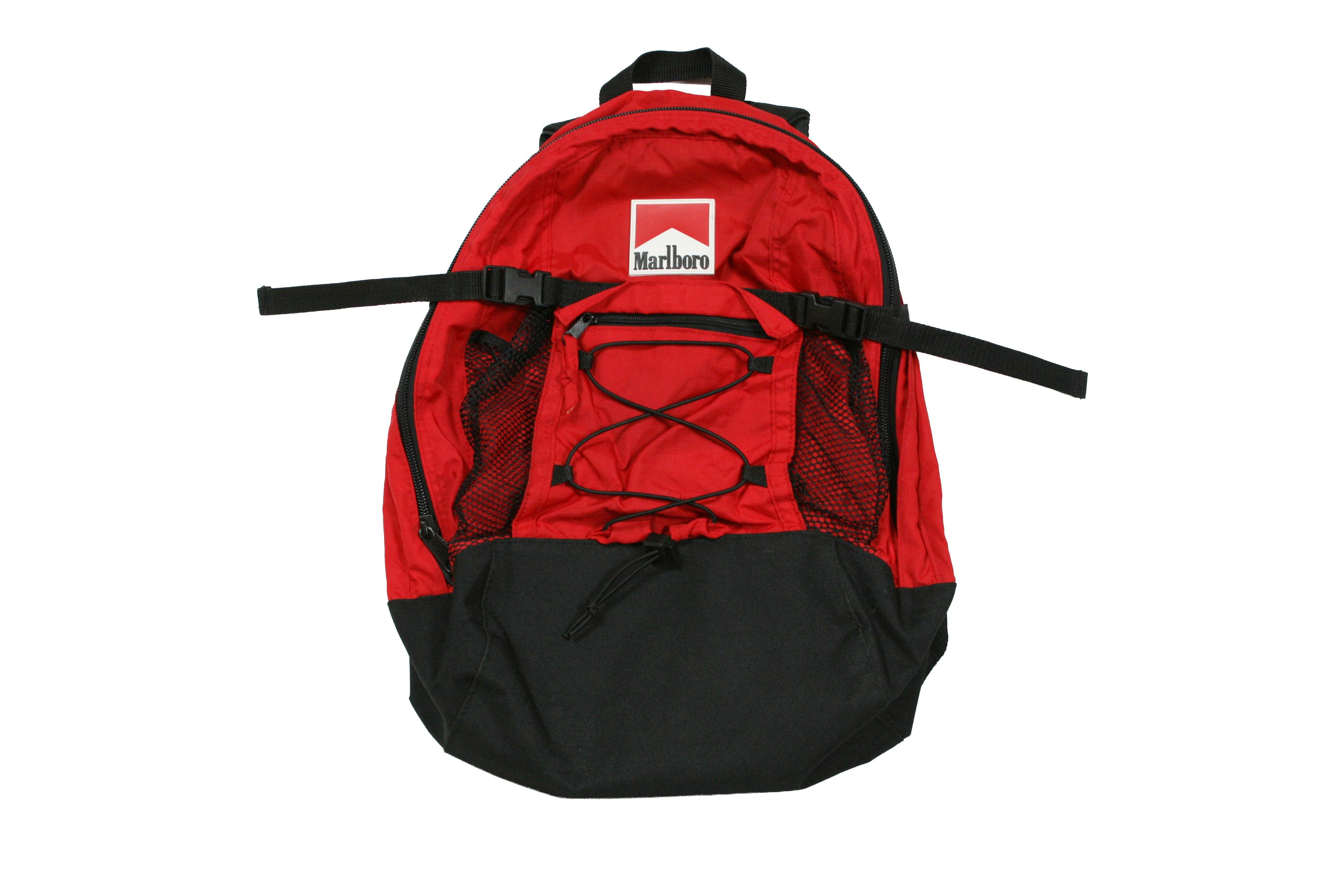 Marlboro 90S Logo Y2K Backpack Vintage Size ONE SIZE - 1 Thumbnail