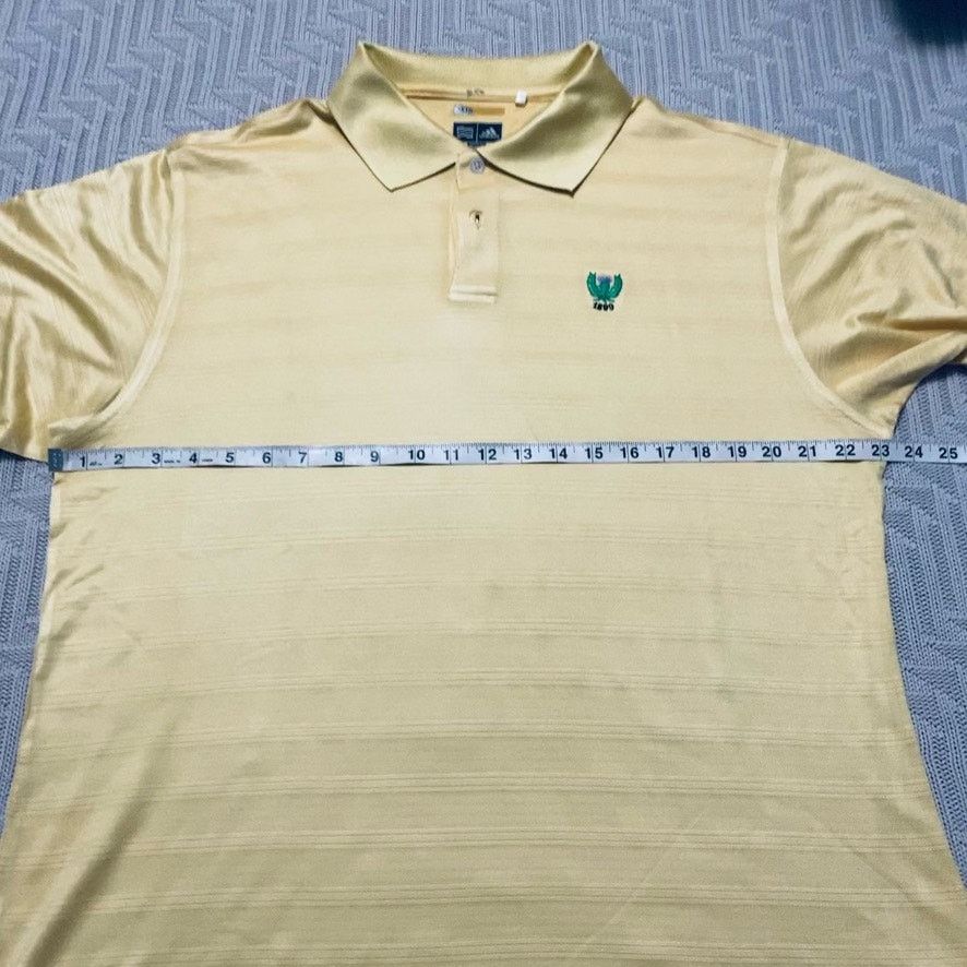 Adidas Adidas yellow polo Size US L / EU 52-54 / 3 - 5 Thumbnail