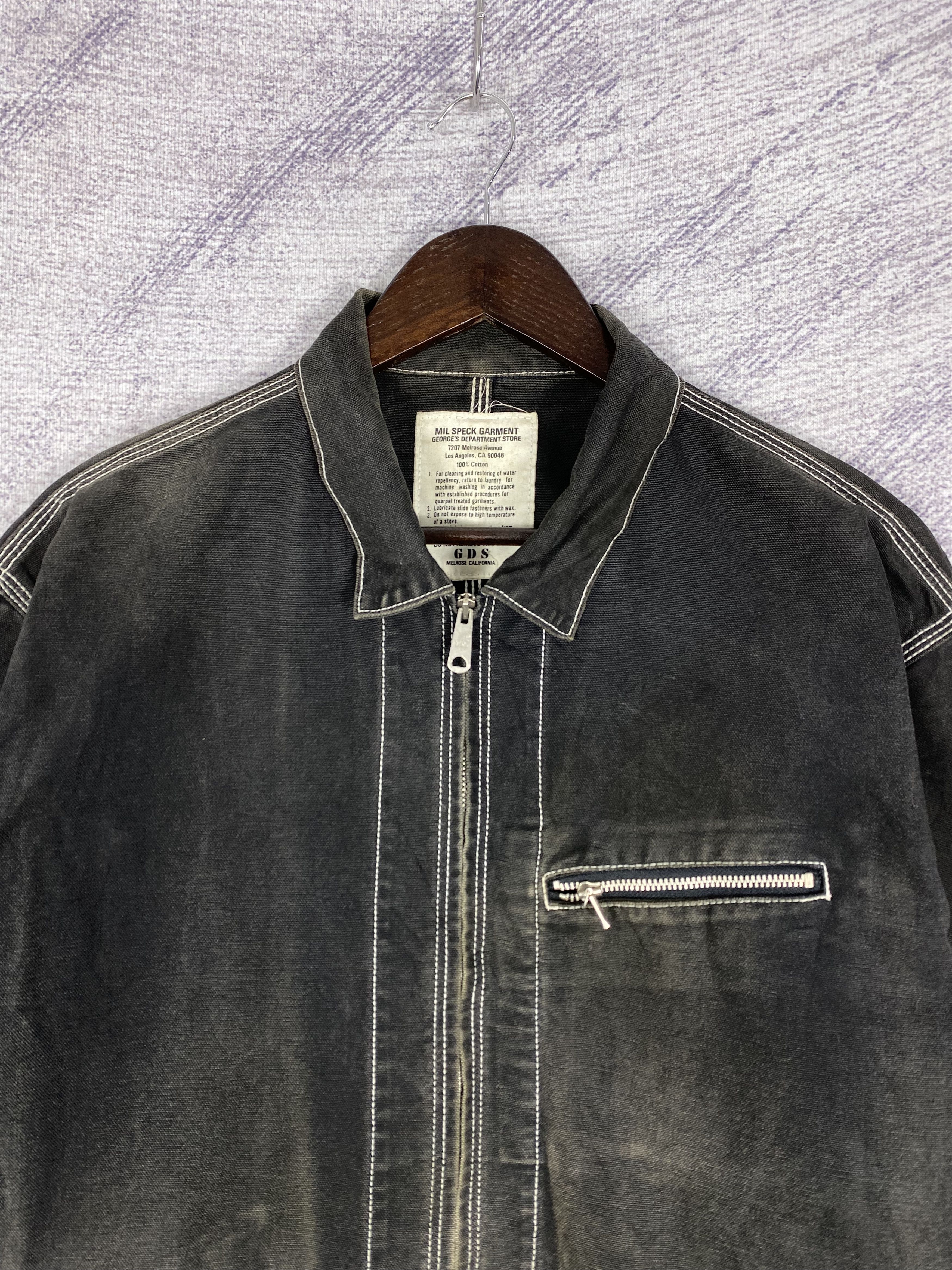 Melrose Vintage Melrose Zip Up Long Sleeve Denim Jacket Size US M / EU 48-50 / 2 - 2 Thumbnail