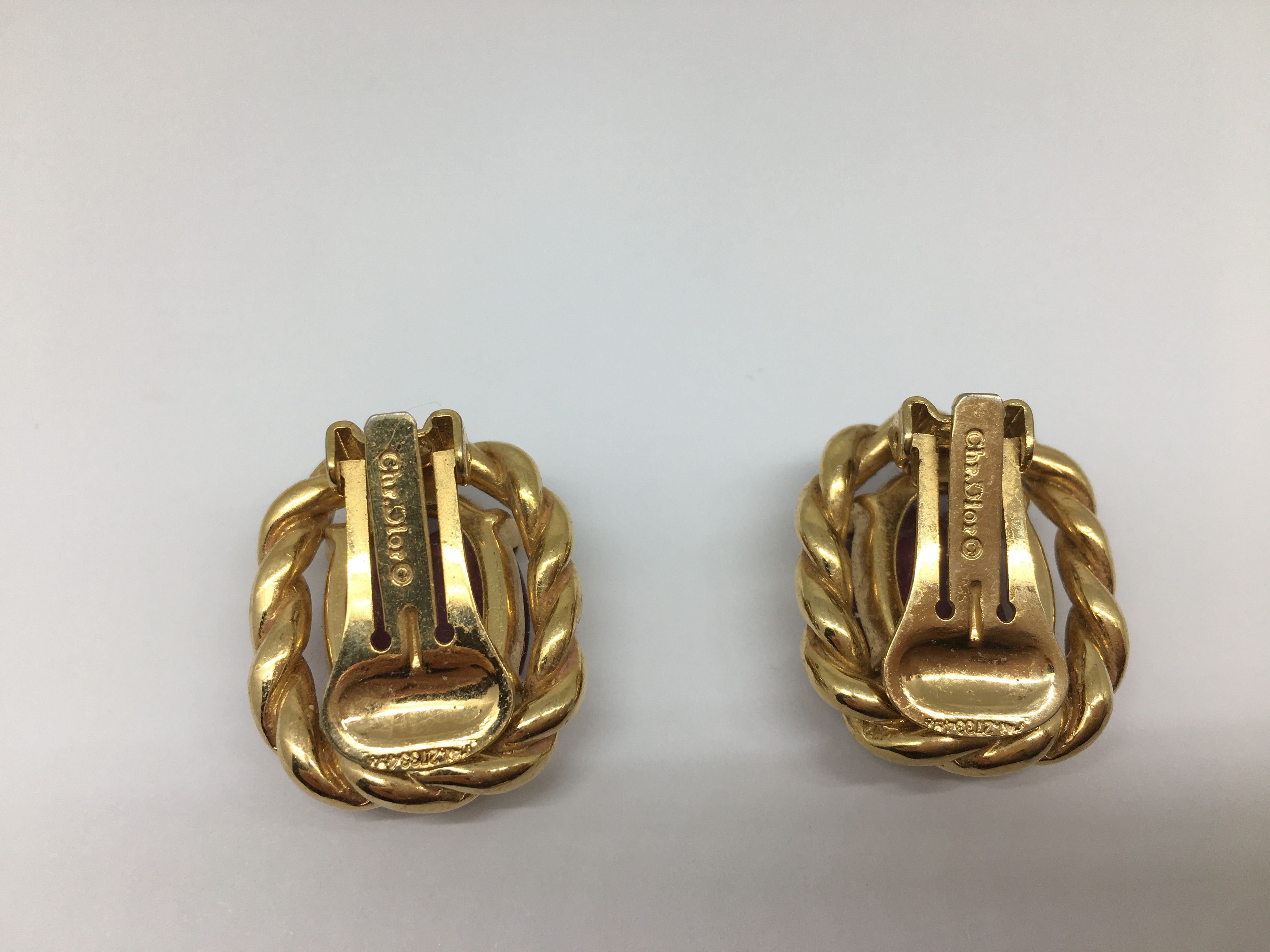 Ch.Dior Woman Ear Clips