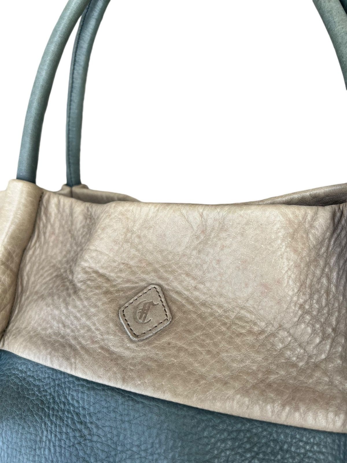 Leather Cledran Japan Faded Patina Leather Mini tote Bag Size ONE SIZE - 9 Thumbnail