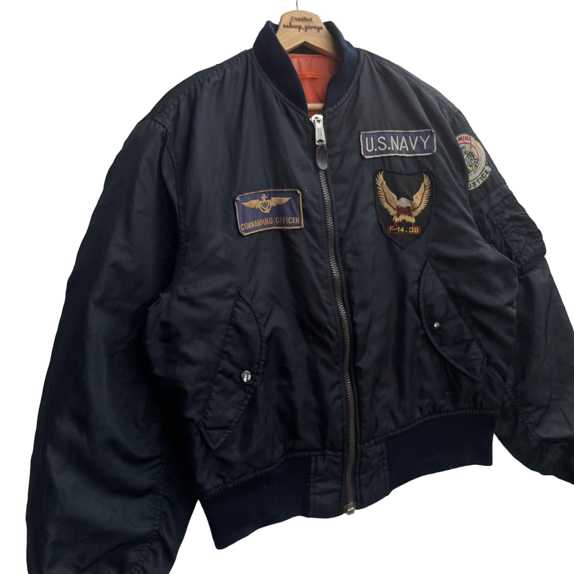 Air Forces Patches Navy Military Bomber Jacket