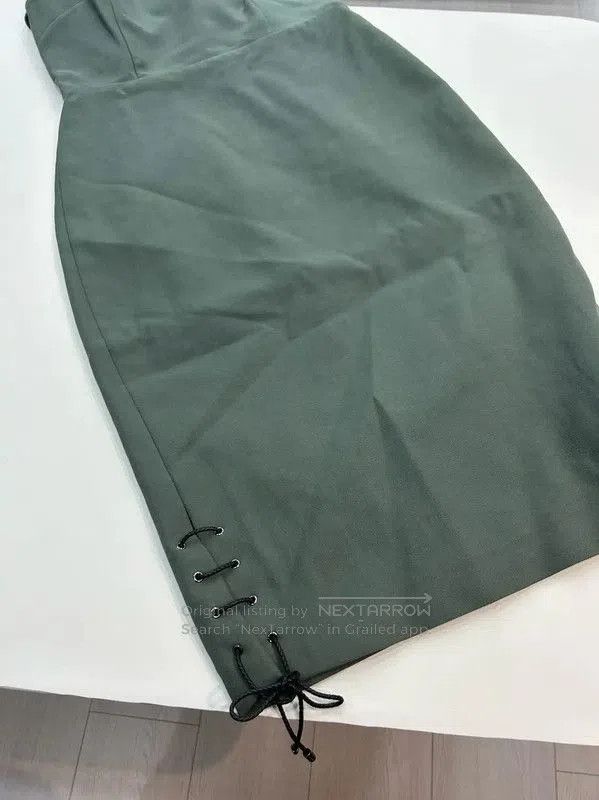 Max Mara MaxMara Women's Sleek Green Summer Dress . Size S / US 4 / IT 40 - 4 Thumbnail