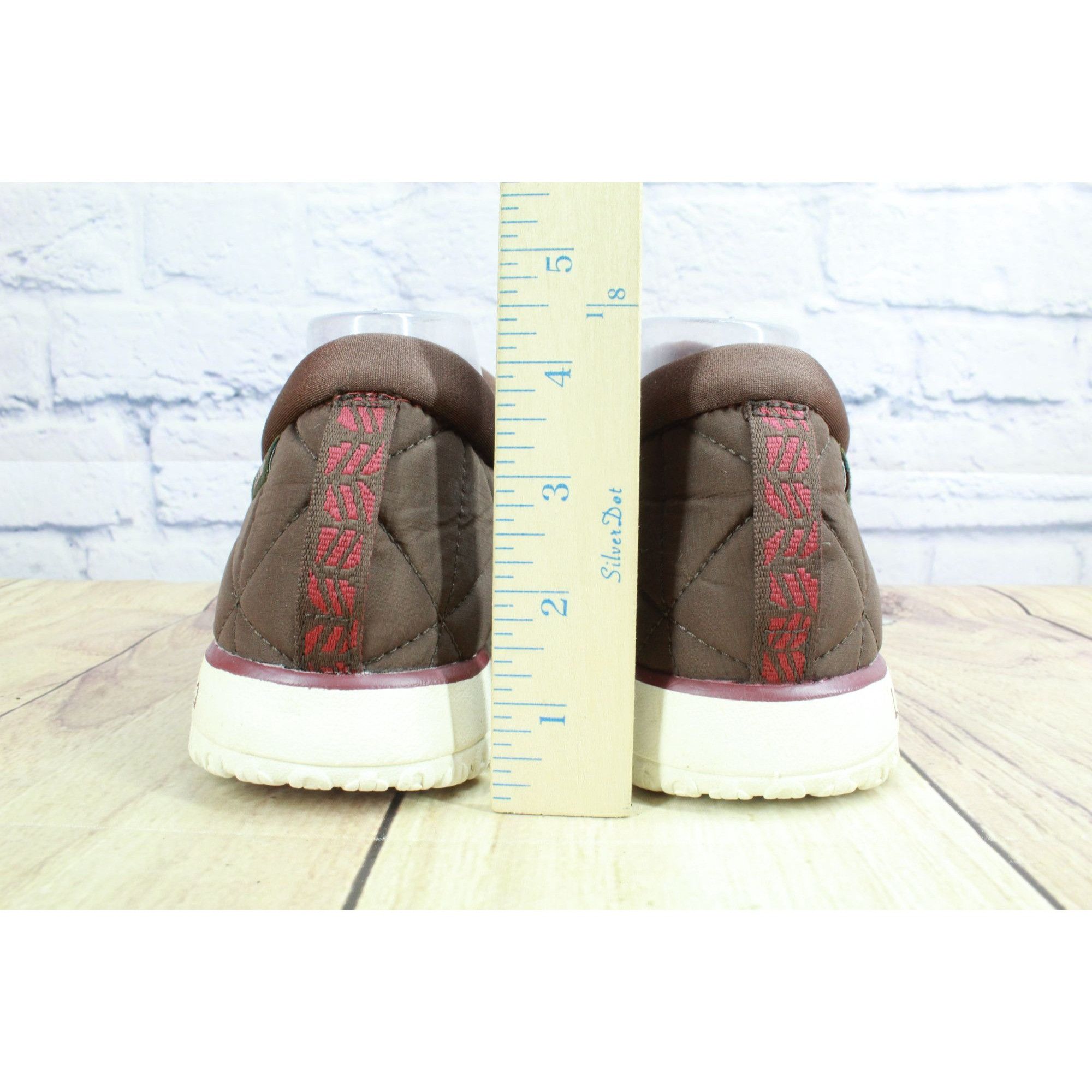 L.L. Bean LL Bean Burgundy Brown Quilted Ultralight PrimaLoft Slip-Ons Size US 9 / EU 42 - 6 Thumbnail