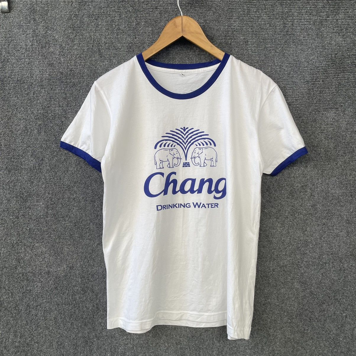 Budweiser × Vintage Vintage Chang Thai Drinking Water Promo T Shirt Size US M / EU 48-50 / 2 - 1 Thumbnail