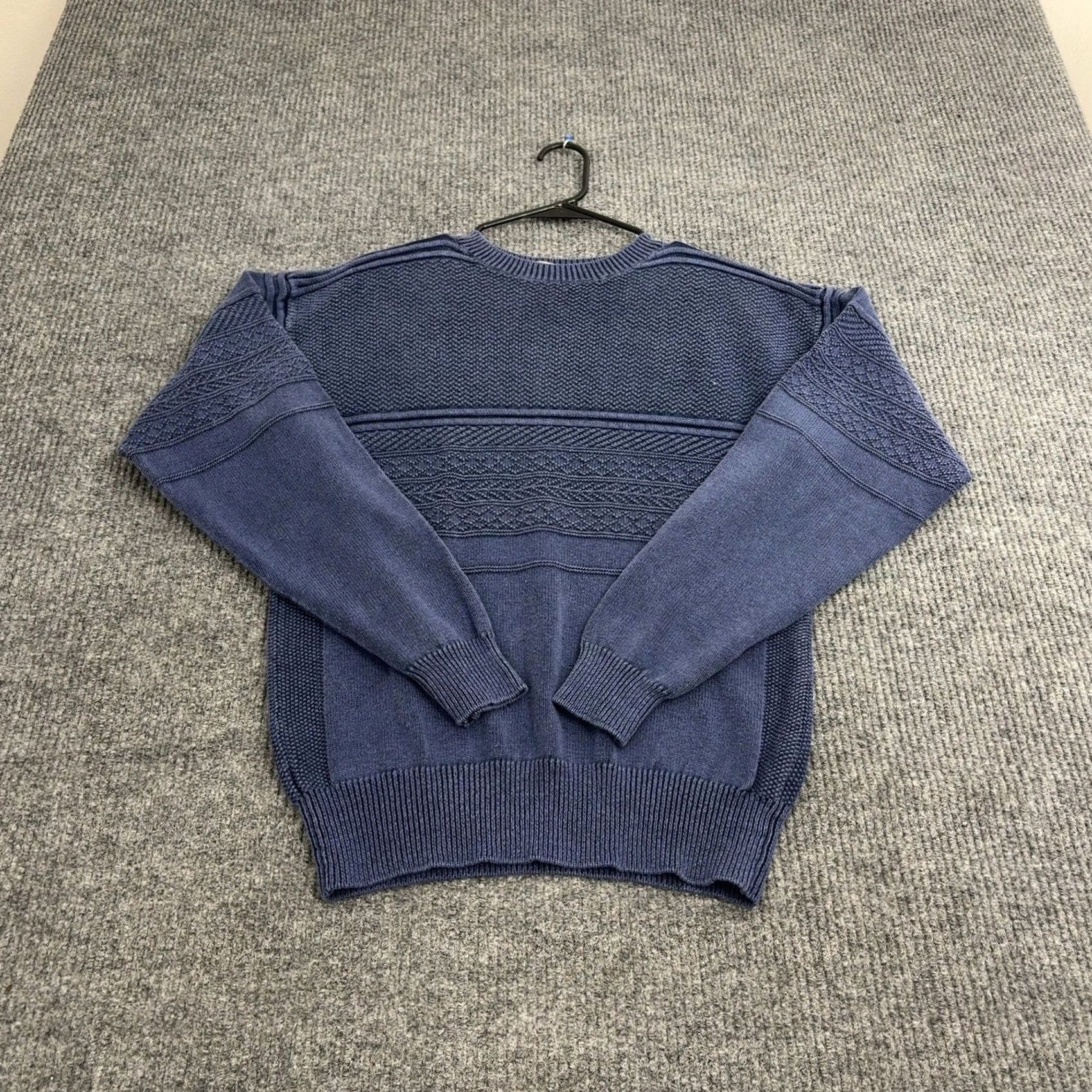 The Territory Ahead VINTAGE The Territory Ahead Sweater Men M Blue Ramie Cotton Textured Knit Casual Size US M / EU 48-50 / 2 - 3 Thumbnail