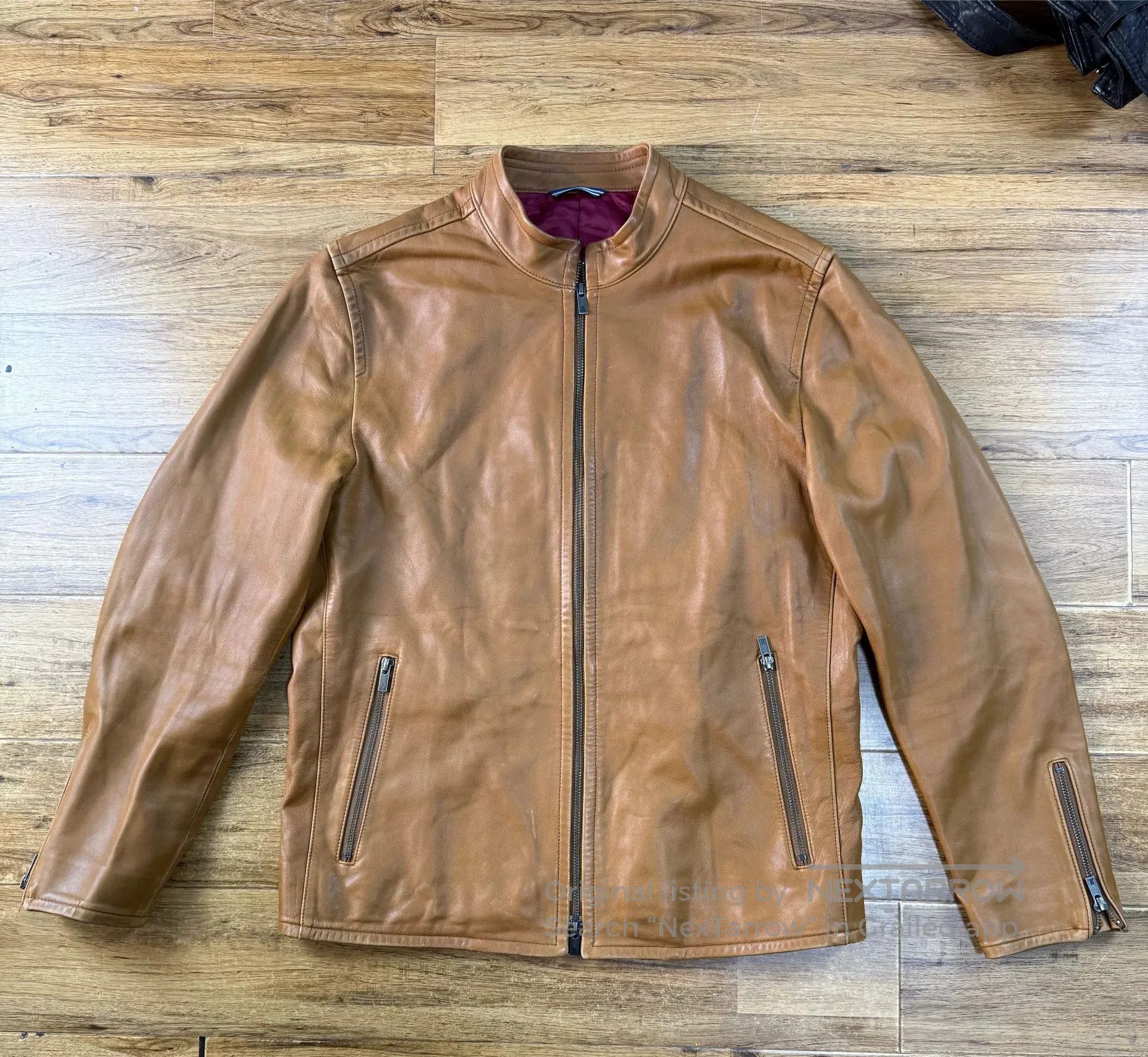 Lanvin Lanvin Men's Leather Motorcycle Jacket. Size US L / EU 52-54 / 3 - 1 Thumbnail