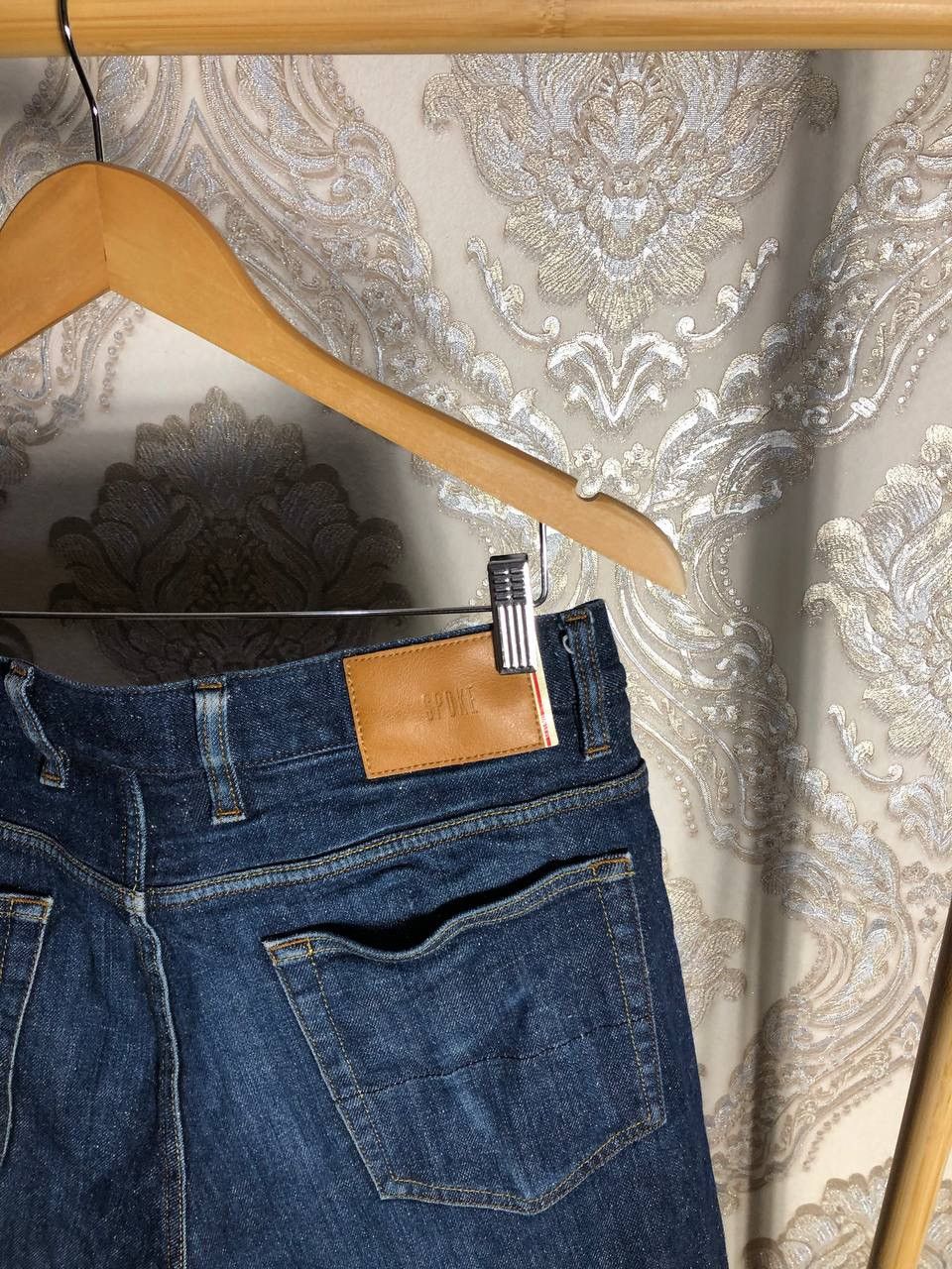 SPOKE × Vintage VERY RARE SPOKE DENIM JEANS DESIGNER SELVEDGE JAPAN STYLE Size US 35 - 9 Thumbnail