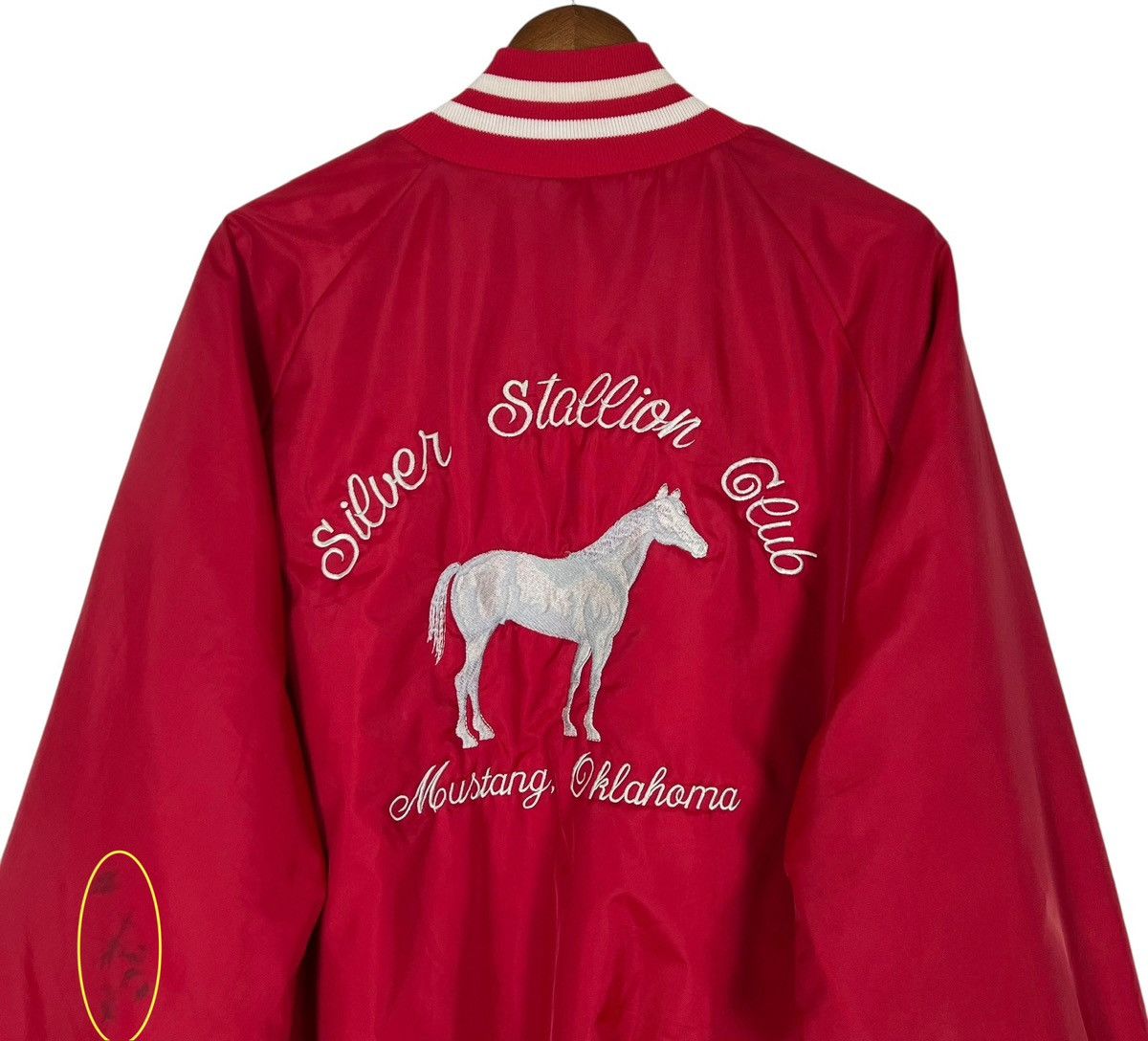 Vintage 90s Vintage Mustang Silver Stalion Club Jacket Size US XL / EU 56 / 4 - 7 Thumbnail