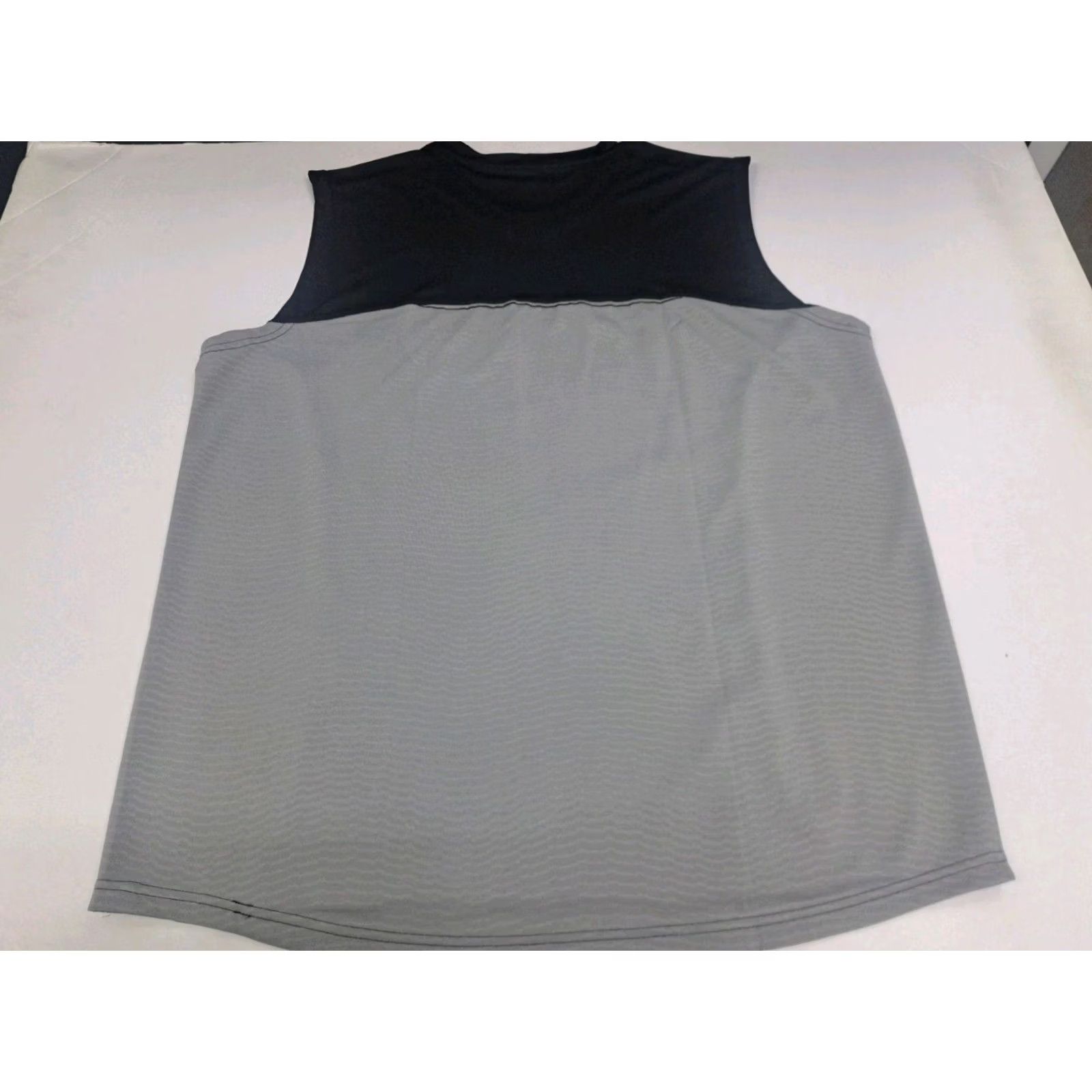 Reebok Reebok Play Dry Mens Sleeveless T Shirt Black/Grey XL Crew Neck Pullover Training Activewear Lightweight Moisture Wicking Logo Size US XL / EU 56 / 4 - 4 Thumbnail