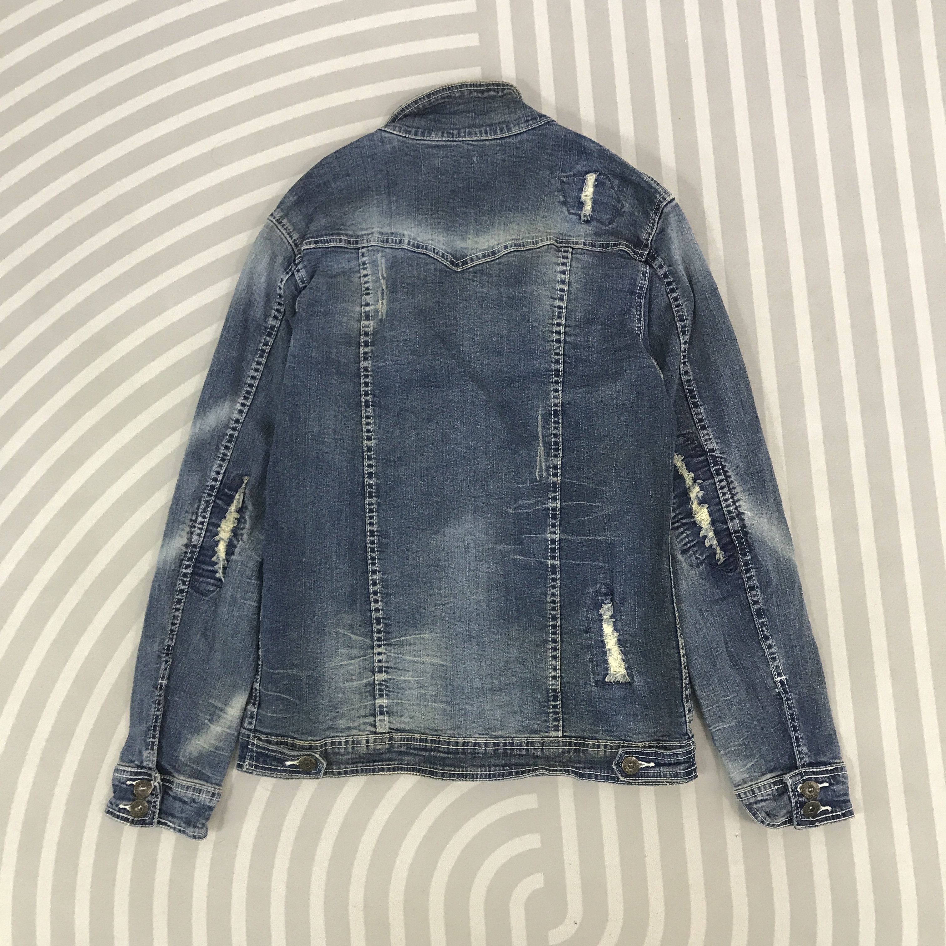 Japanese Brand × Vintage Vintage Gavari A desnim button Jacket Size US L / EU 52-54 / 3 - 3 Thumbnail