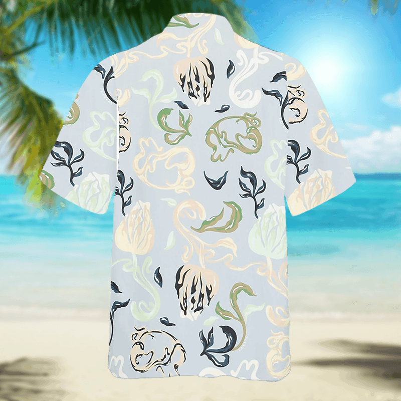 Designer Abstract-Print Cotton Shirt | Artistic Edge in Everyday Wear Size US S / EU 44-46 / 1 - 4 Thumbnail