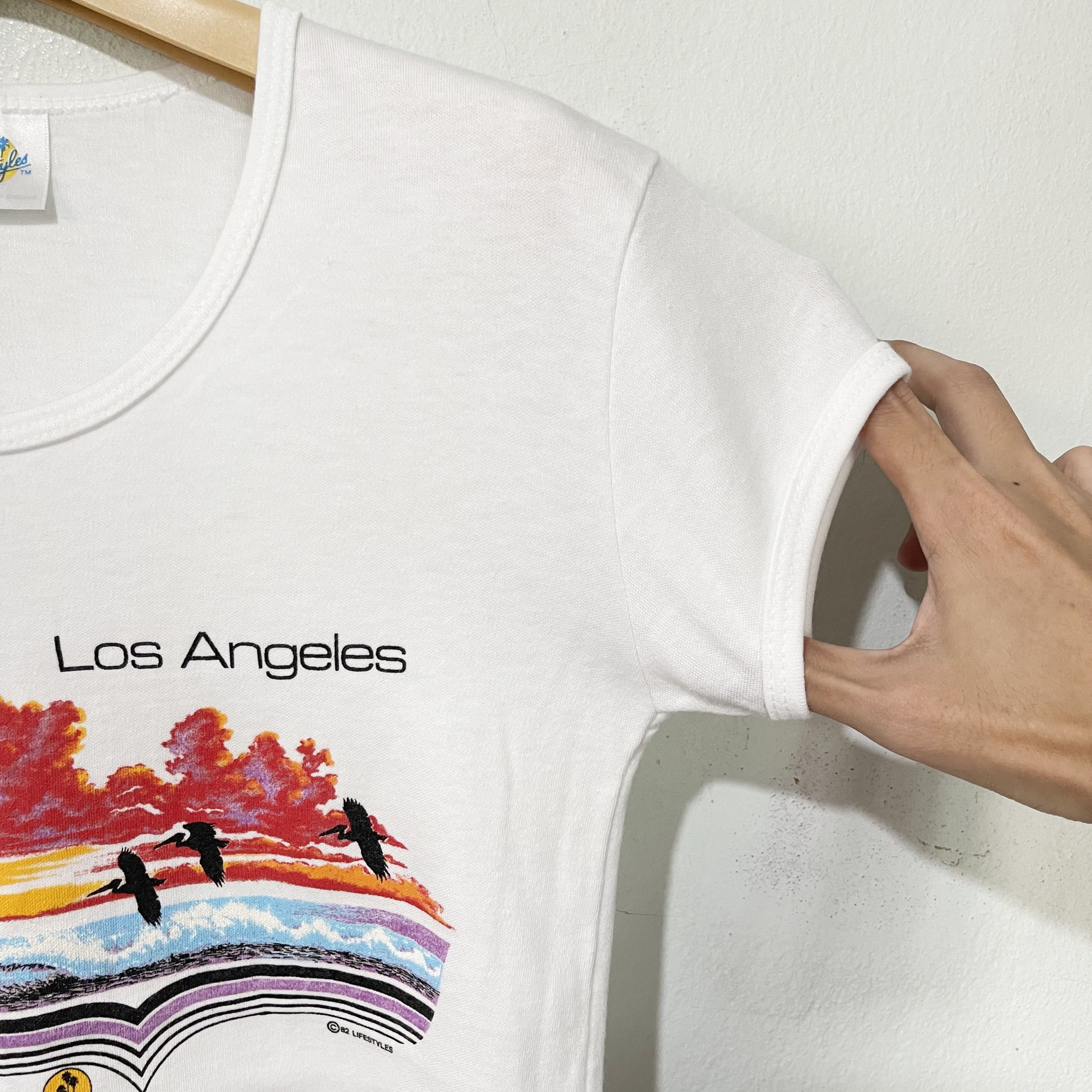 Vintage Vintage 80s Los Angeles California T-Shirt Size US XXS / EU 40 - 8 Thumbnail