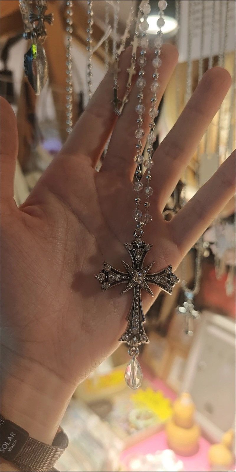Other Y2K Layered Beaded Cross Necklace Size ONE SIZE - 5 Thumbnail