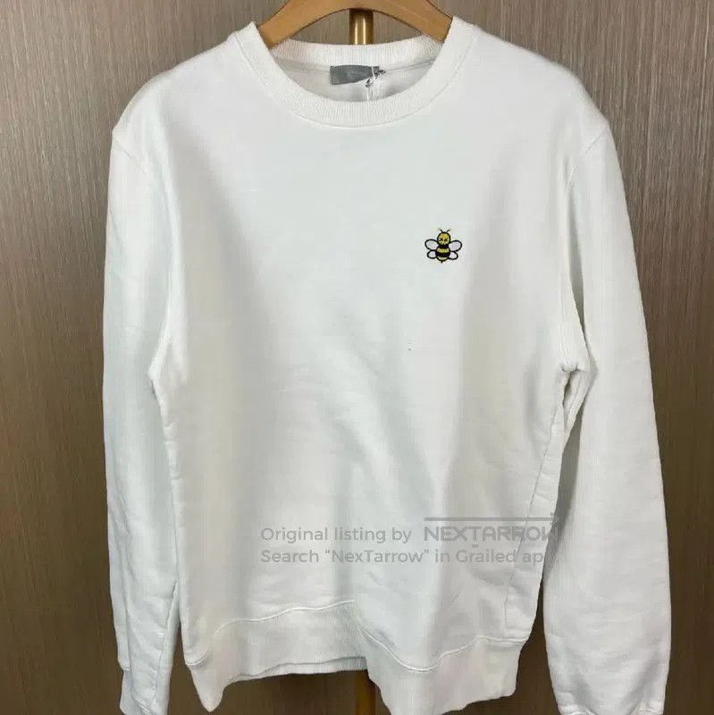 Dior Dior Women's White Cotton Sweatshirt with Bee . Size S / US 4 / IT 40 - 1 Thumbnail