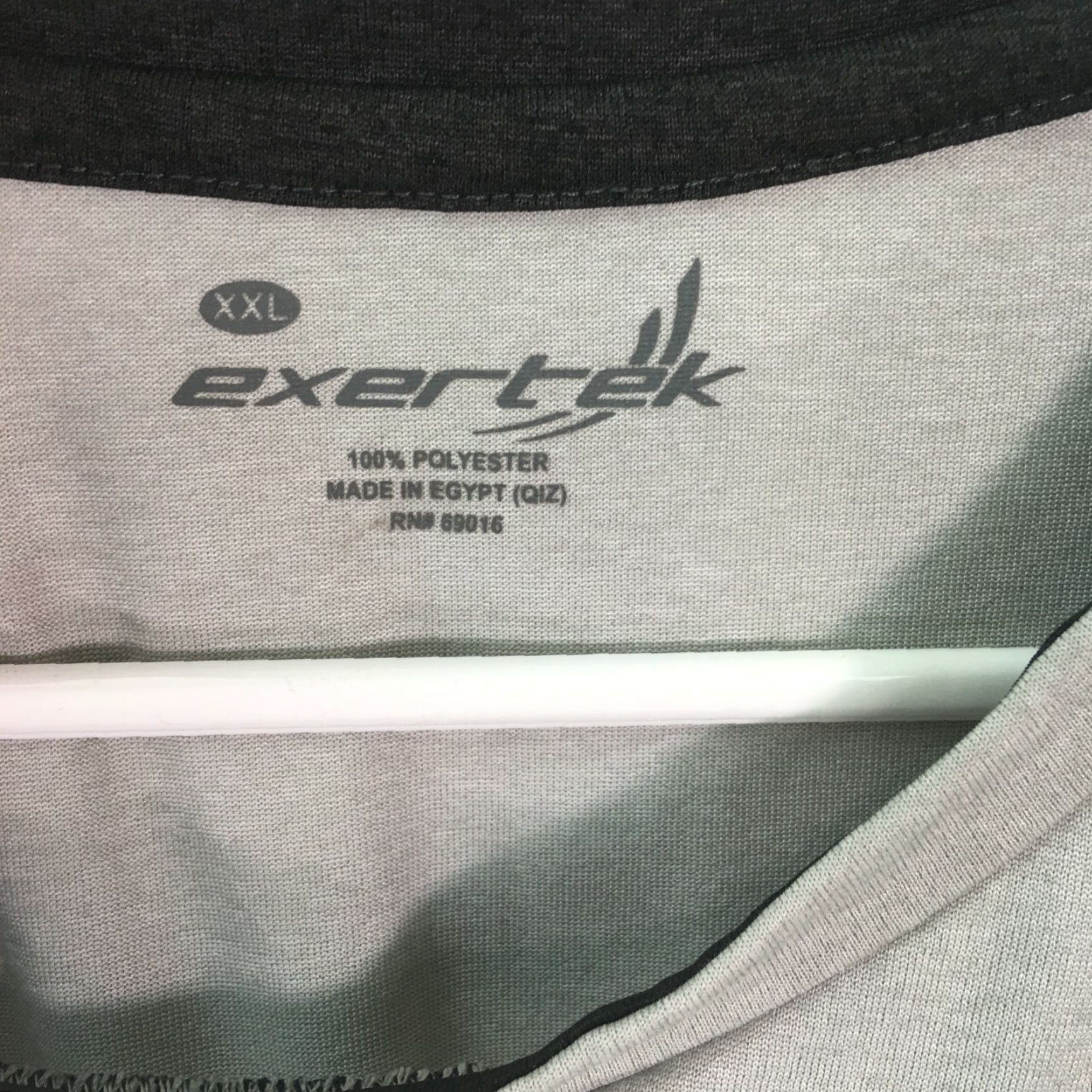 Vintage Exertek Womens Round Neck Short Sleeves Activewear Gray T Shirt Top Size XXL Size XXL / US 16-18 / IT 52-54 - 3 Thumbnail