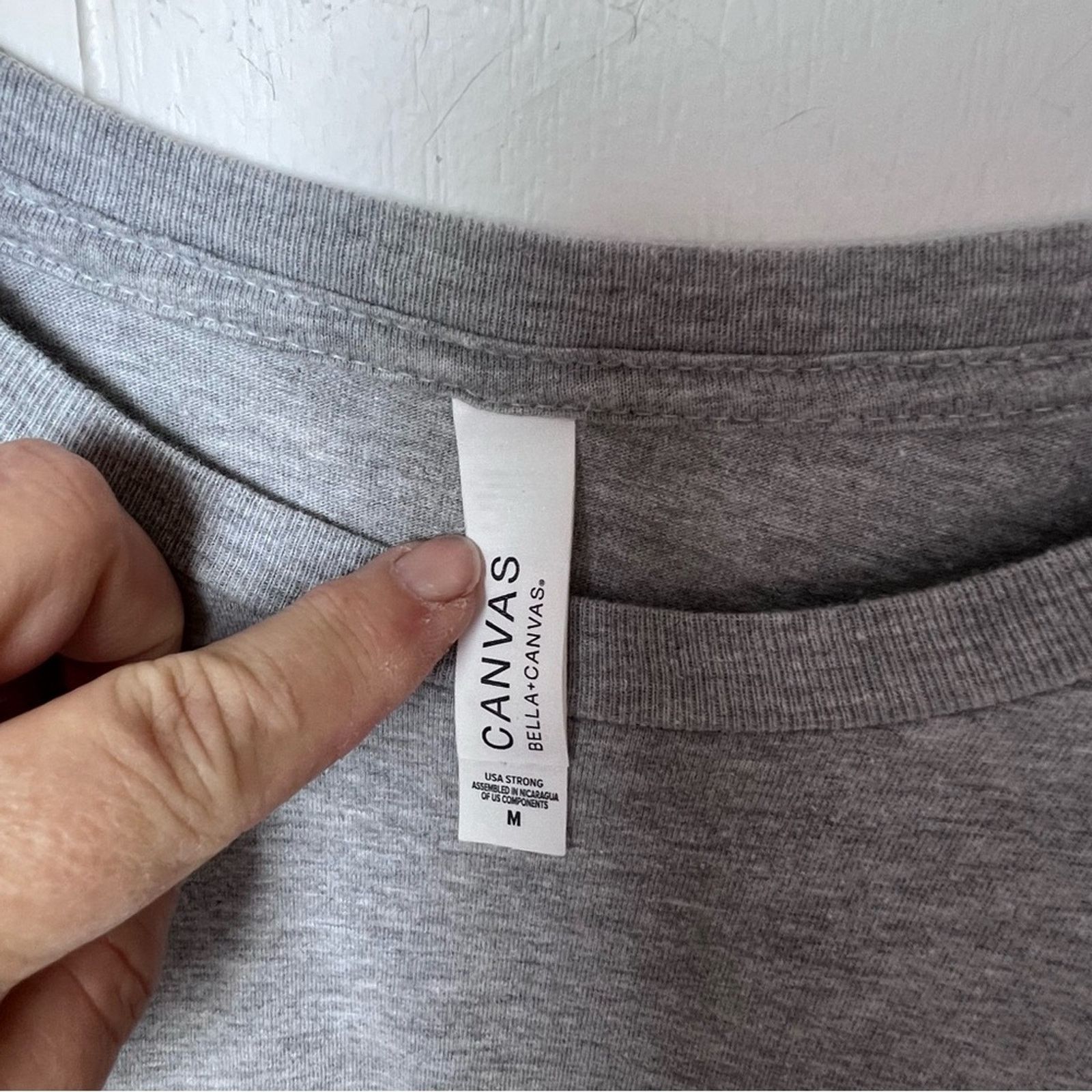 Canvas Canvas Grey Boots on the Beach Grey Tee Shirt Size Medium Size M / US 6-8 / IT 42-44 - 7 Thumbnail