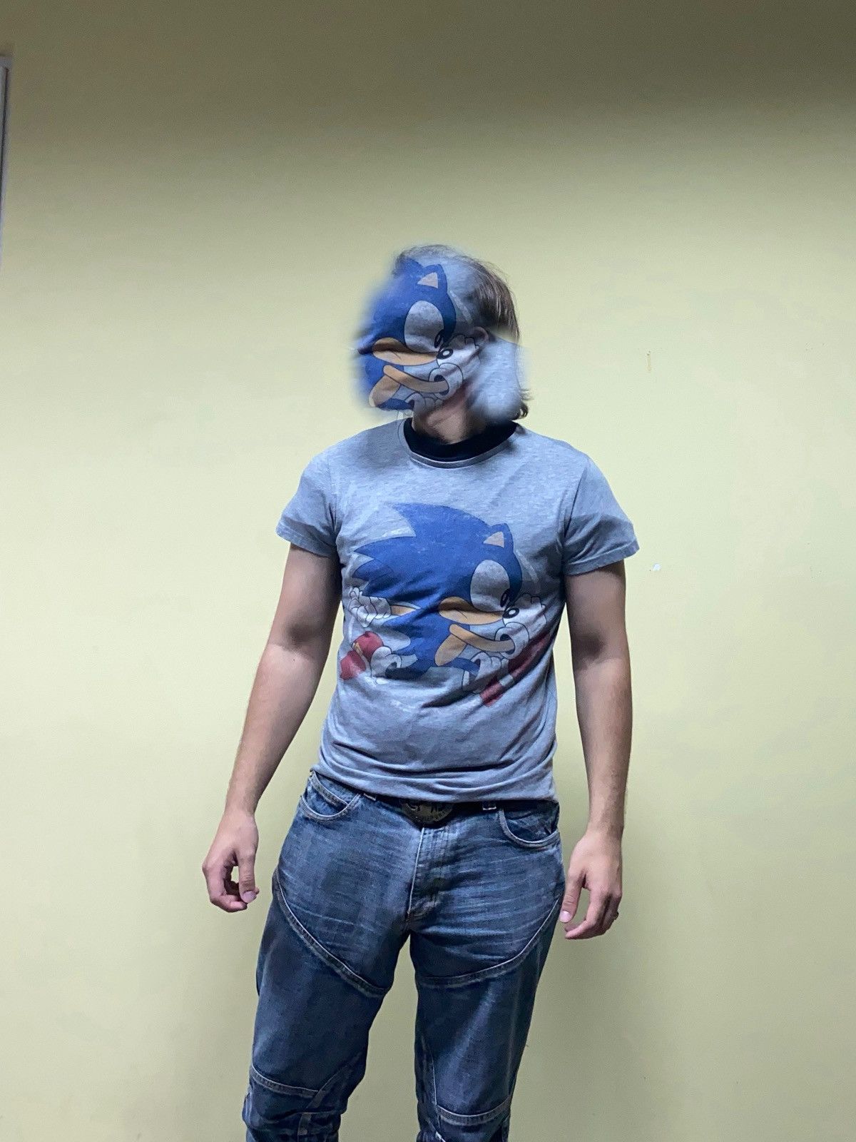 Vintage Sonic Hedgehog Sega mega drive big print t-shirt Size US S / EU 44-46 / 1 - 4 Thumbnail